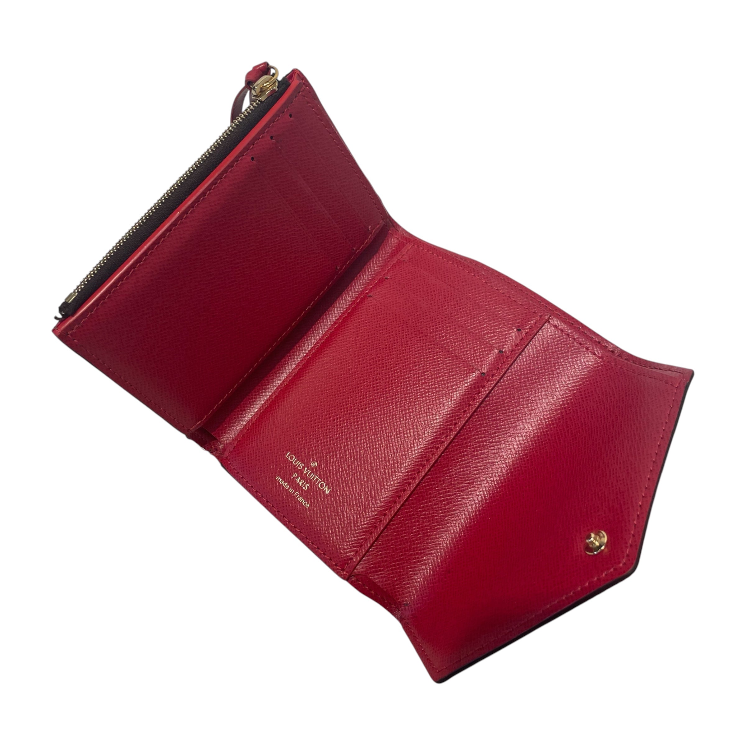 LOUIS VUITTON/Trifold Wallet/Leather/BRW/L's/VICTORINE CHECKERBOARD view 3