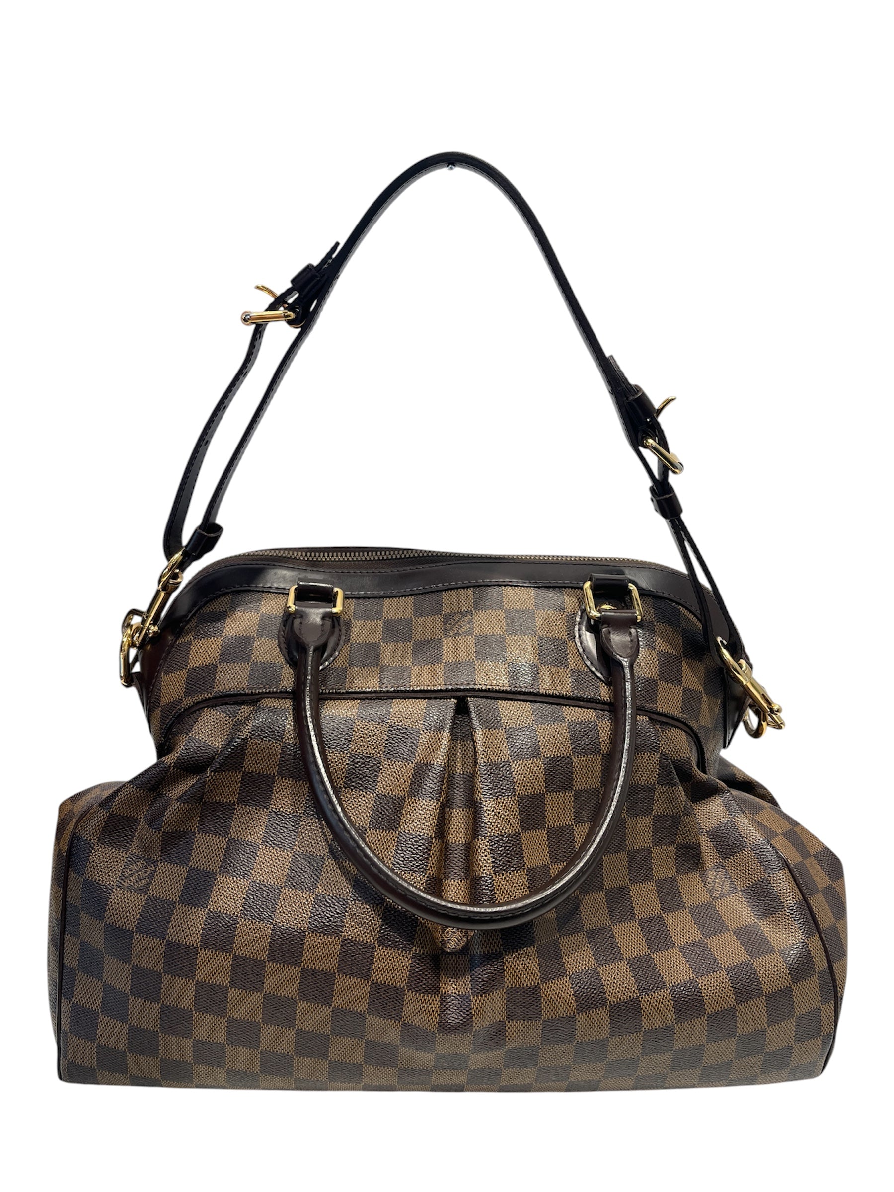 LOUIS VUITTON/Hand Bag/Leather/BRW/BROWN DAMIESR EBENE view 1