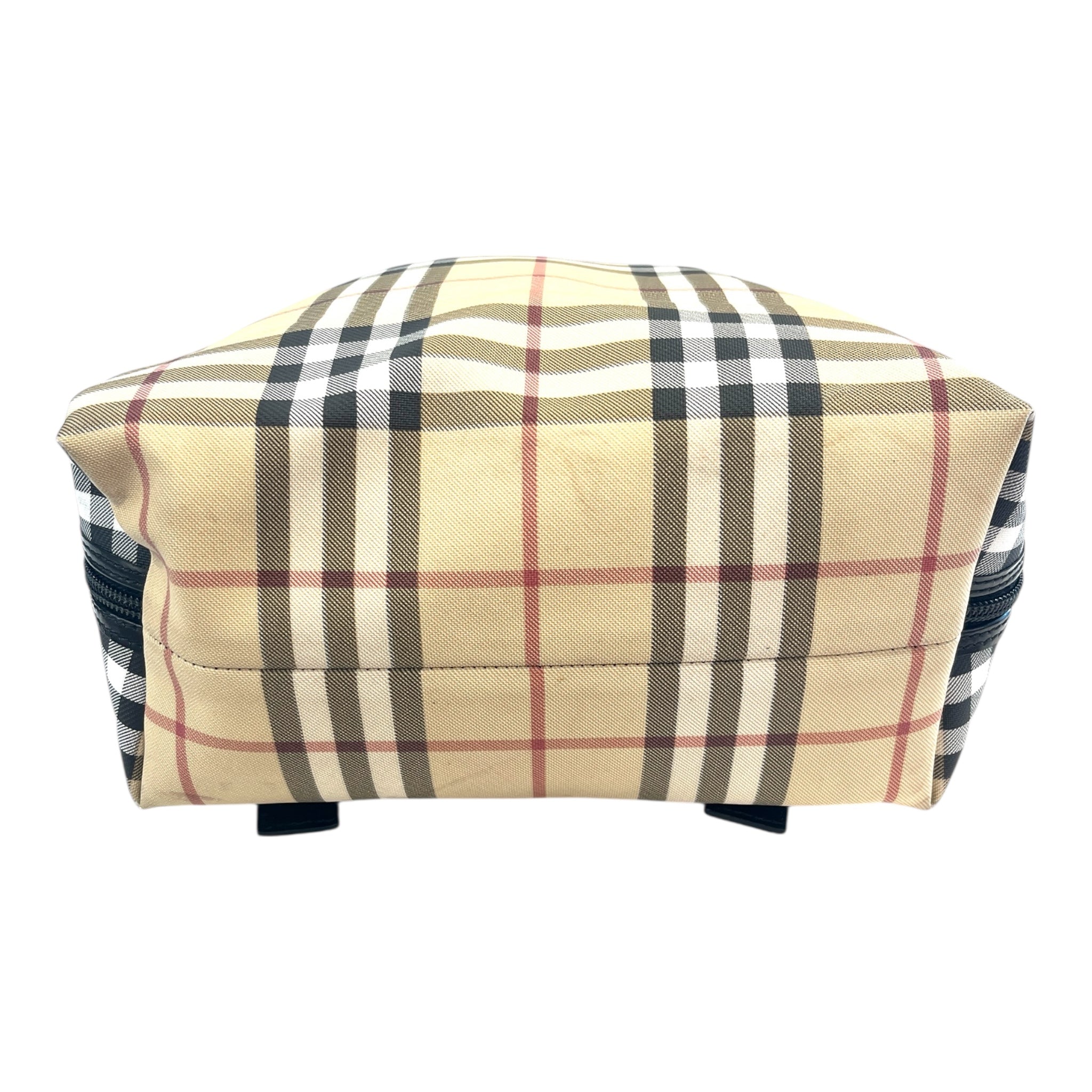 BURBERRY LONDON/Backpack/Plaid/Nylon/BEG/Nova Check view 3
