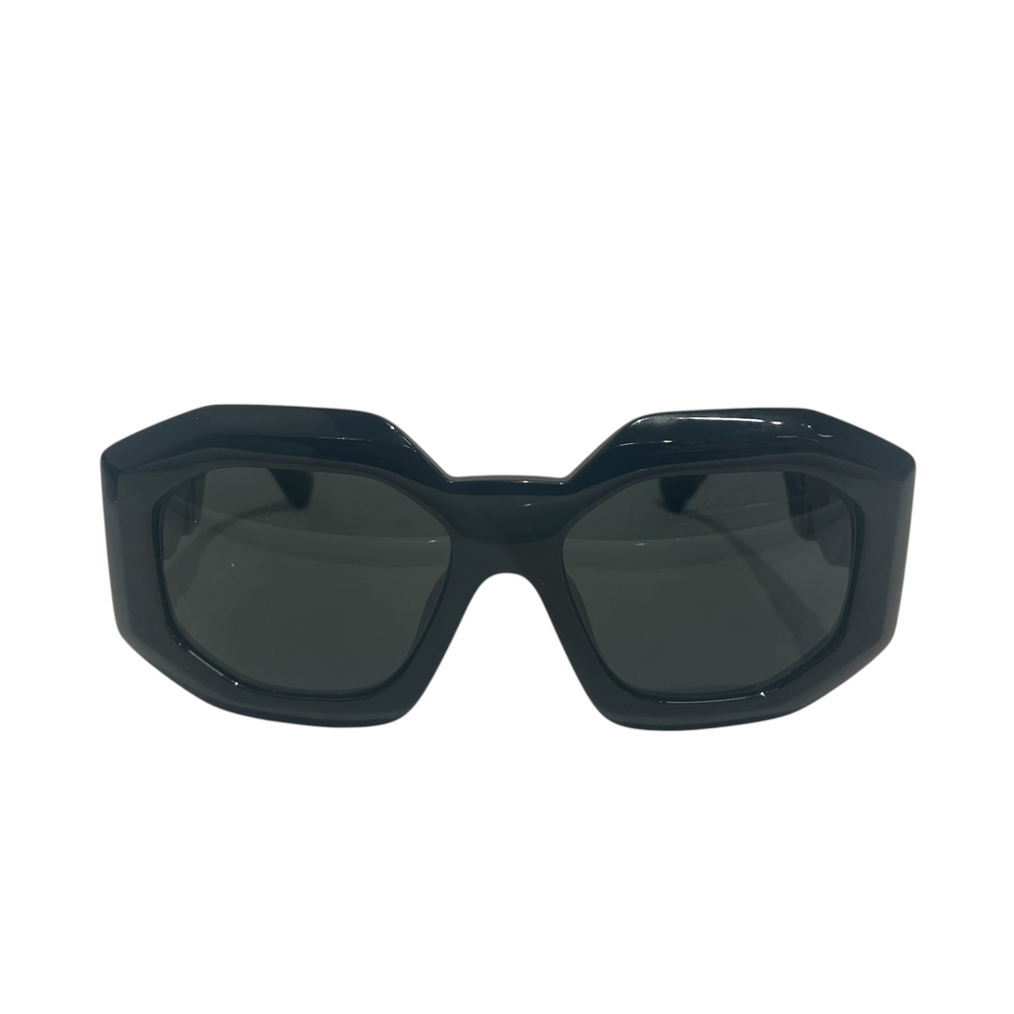 VERSACE/Sunglasses/Plastic/BLK/CHUNKY GOLD DETAILING view 1