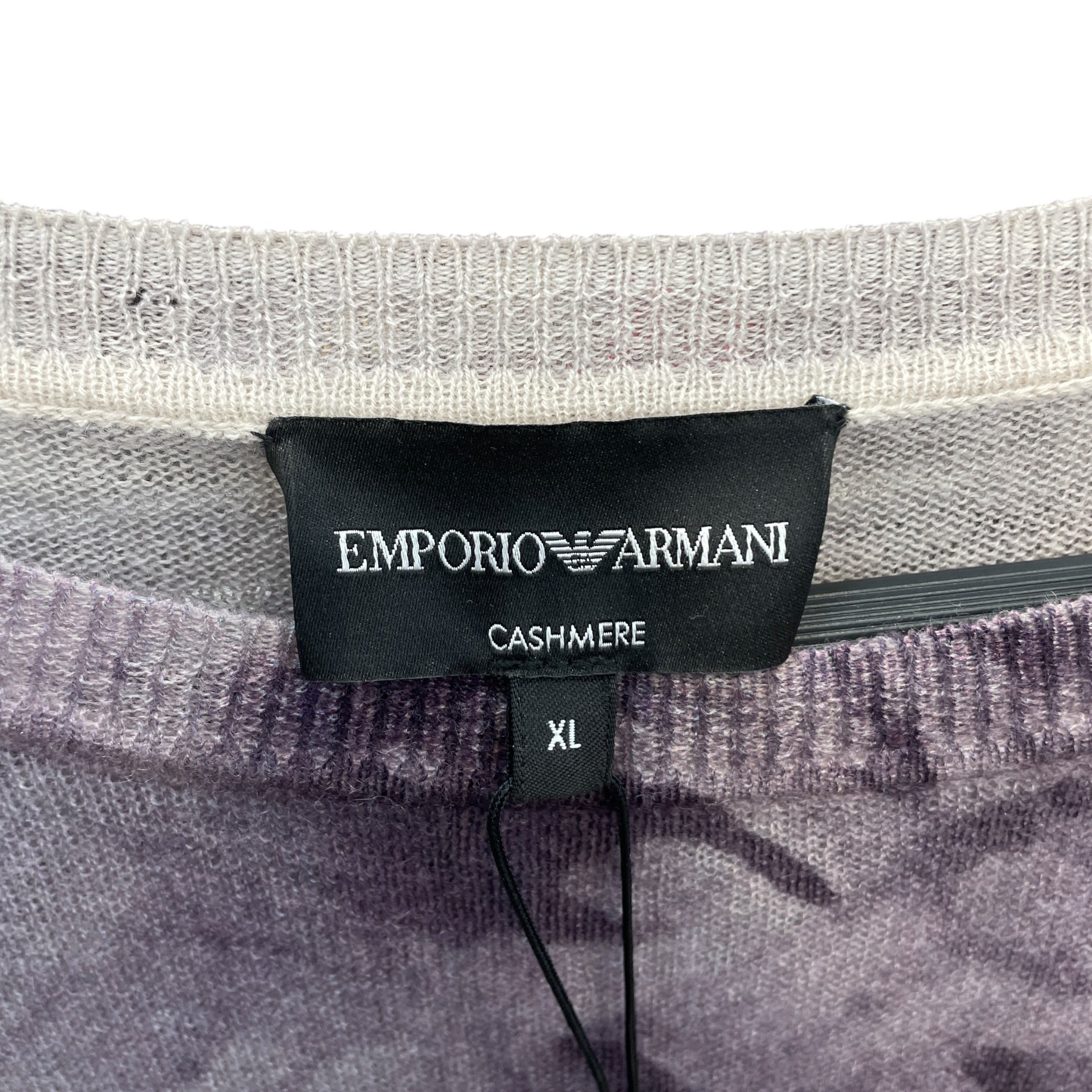 EMPORIO ARMANI/Sweater/XL/All Over Print/Cashmere/PPL/tie dye thin sweater view 3