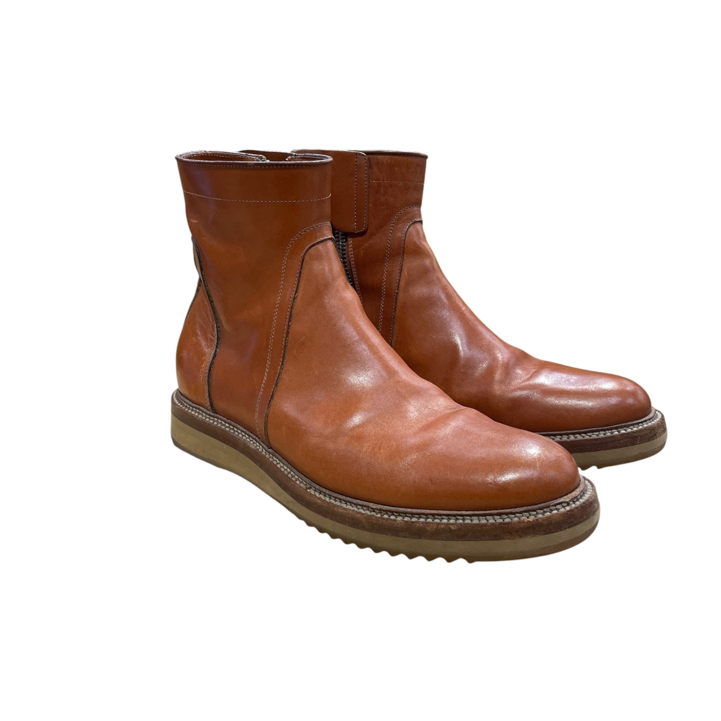 Rick Owens/Boots/EU 43/Leather/BRW/SIDE ZIP view 2
