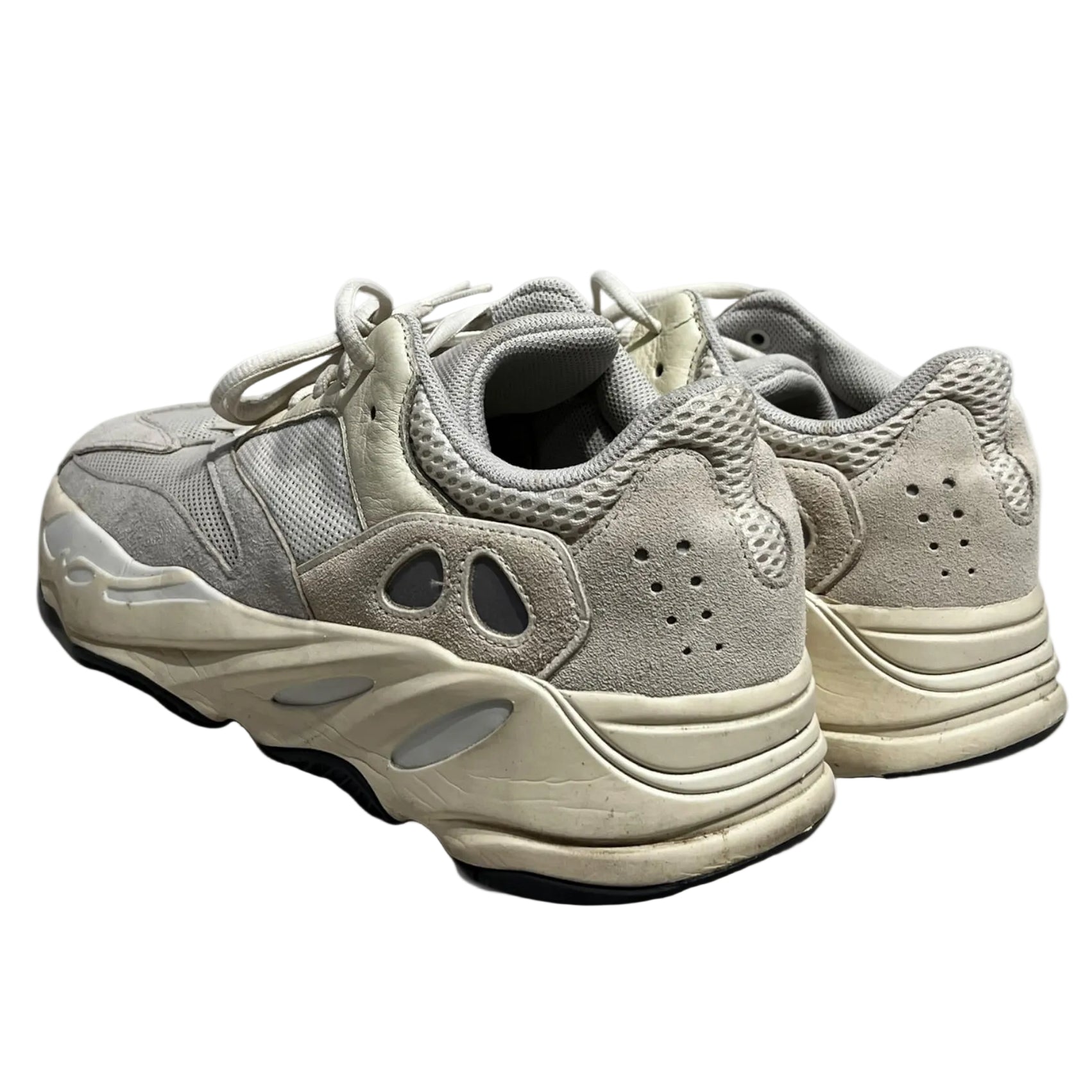 YEEZY/Low-Sneakers/US 12/Cotton/GRY/static view 2