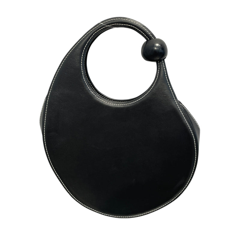 Ballen Semilla/Hand Bag/M/Leather/BLK/Tianja Bag