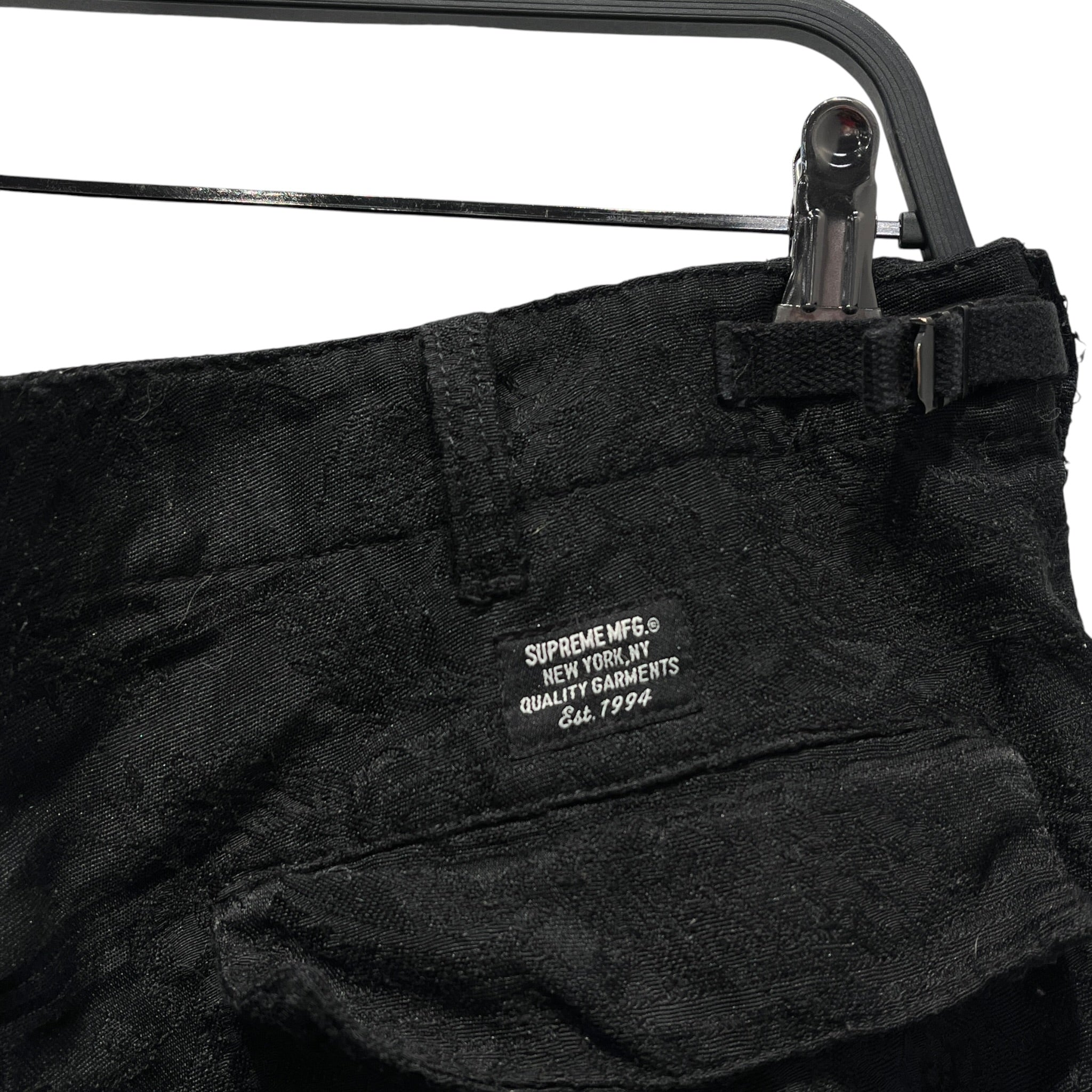 Supreme/Cargo Pants/36/Cotton/BLK/Floral Pattern/TAPESTRY view 3