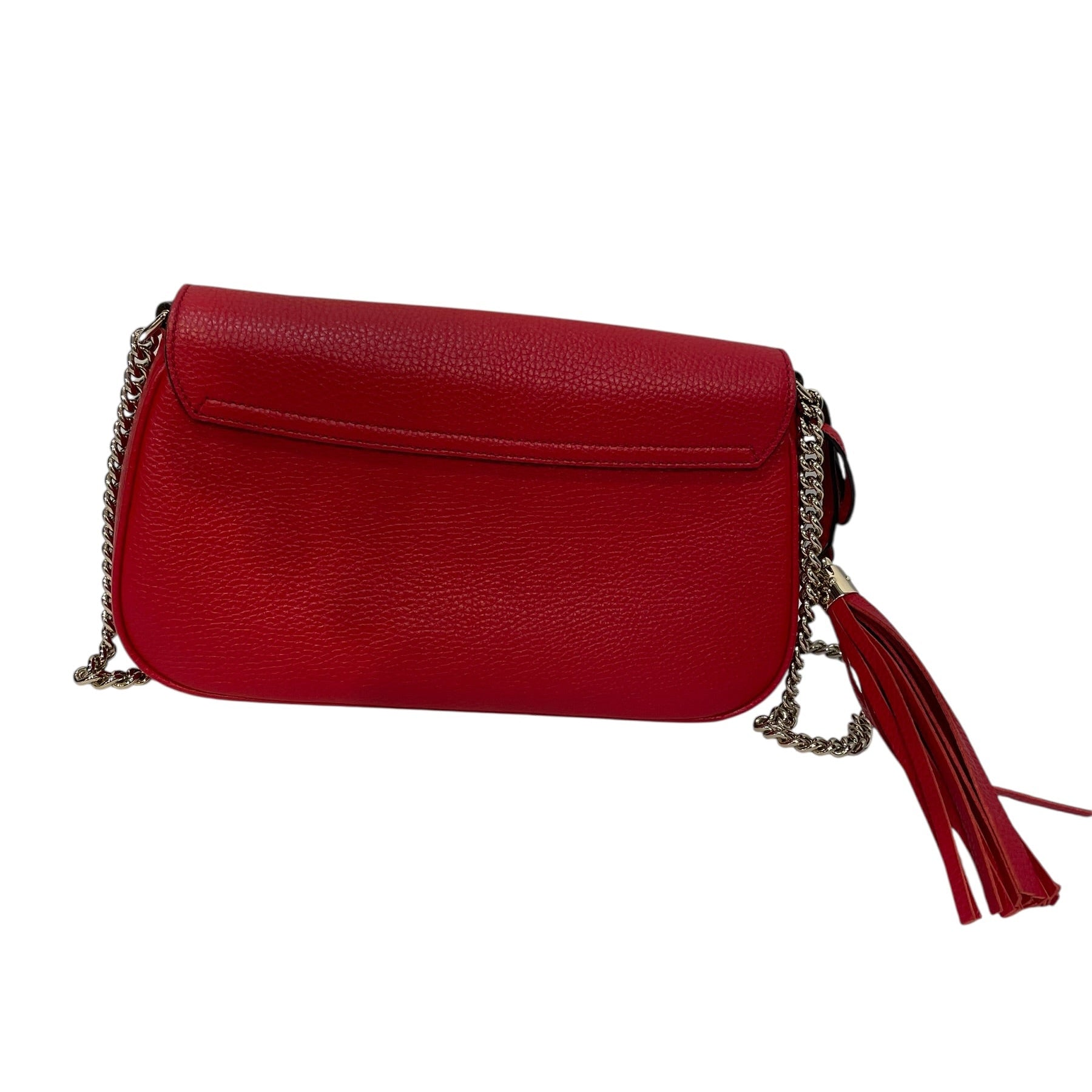 GUCCI/Cross Body Bag/Leather/RED/SOHO FLAP GOLD CHAIN view 2