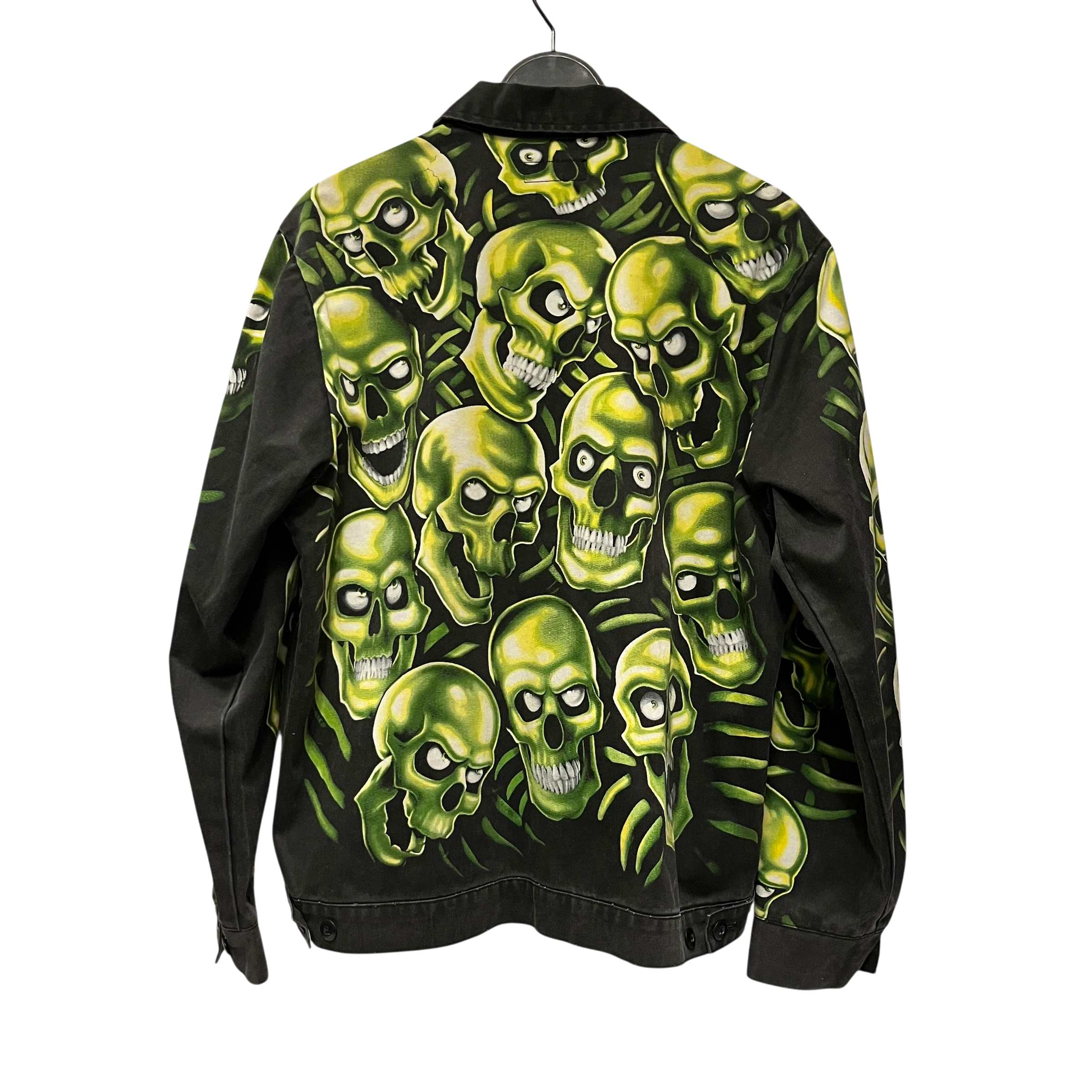 Supreme/Jacket/L/Cotton/GRY/All Over Print/pile of skulls view 2
