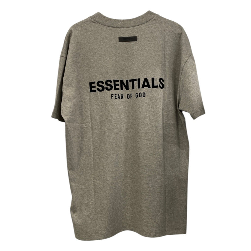 FOG ESSENTIALS/T-Shirt/L/Cotton/GRY/left velvet logo