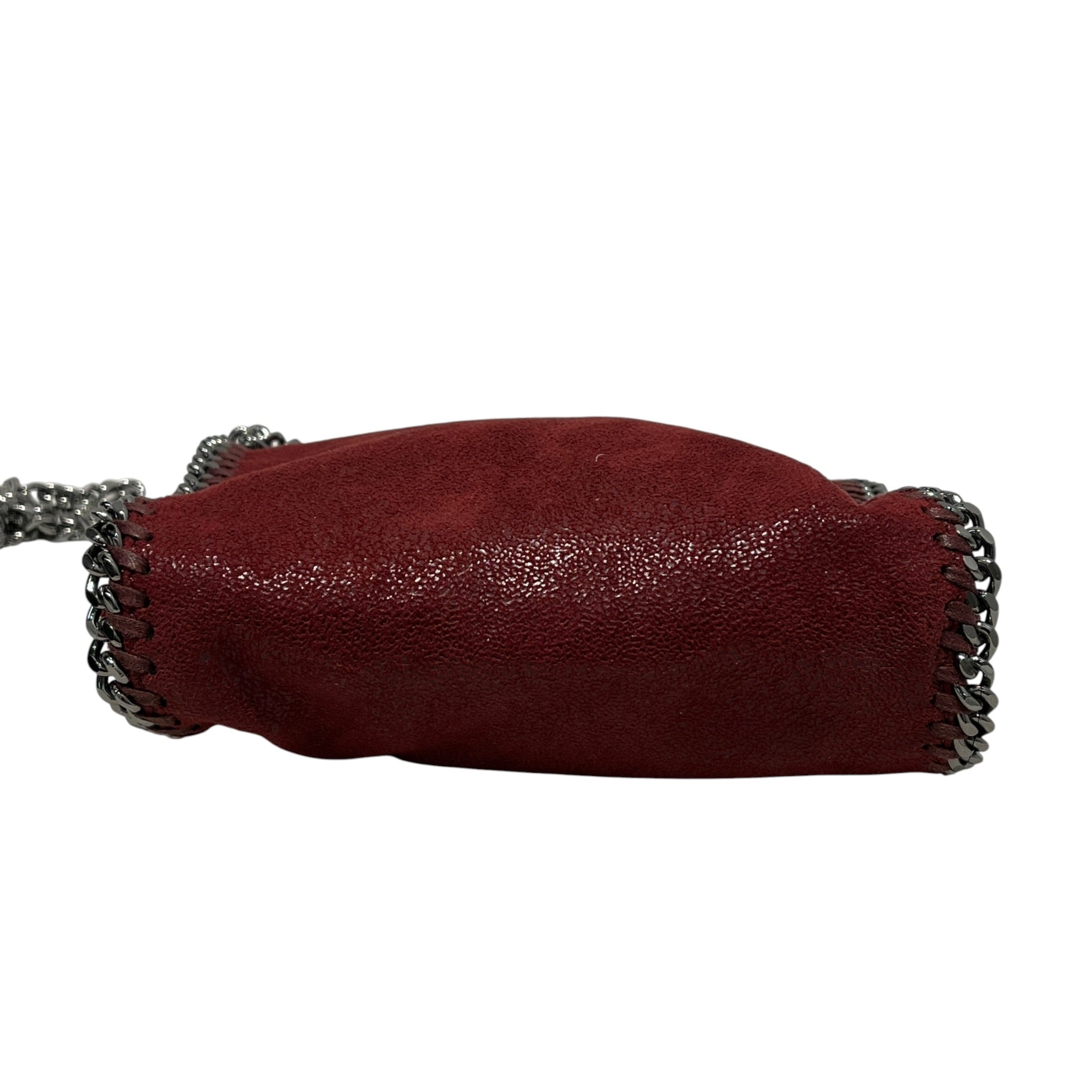 STELLAMcCARTNEY/Cross Body Bag/Suede/BRD/Burgundy Falabella Mini Tote view 3