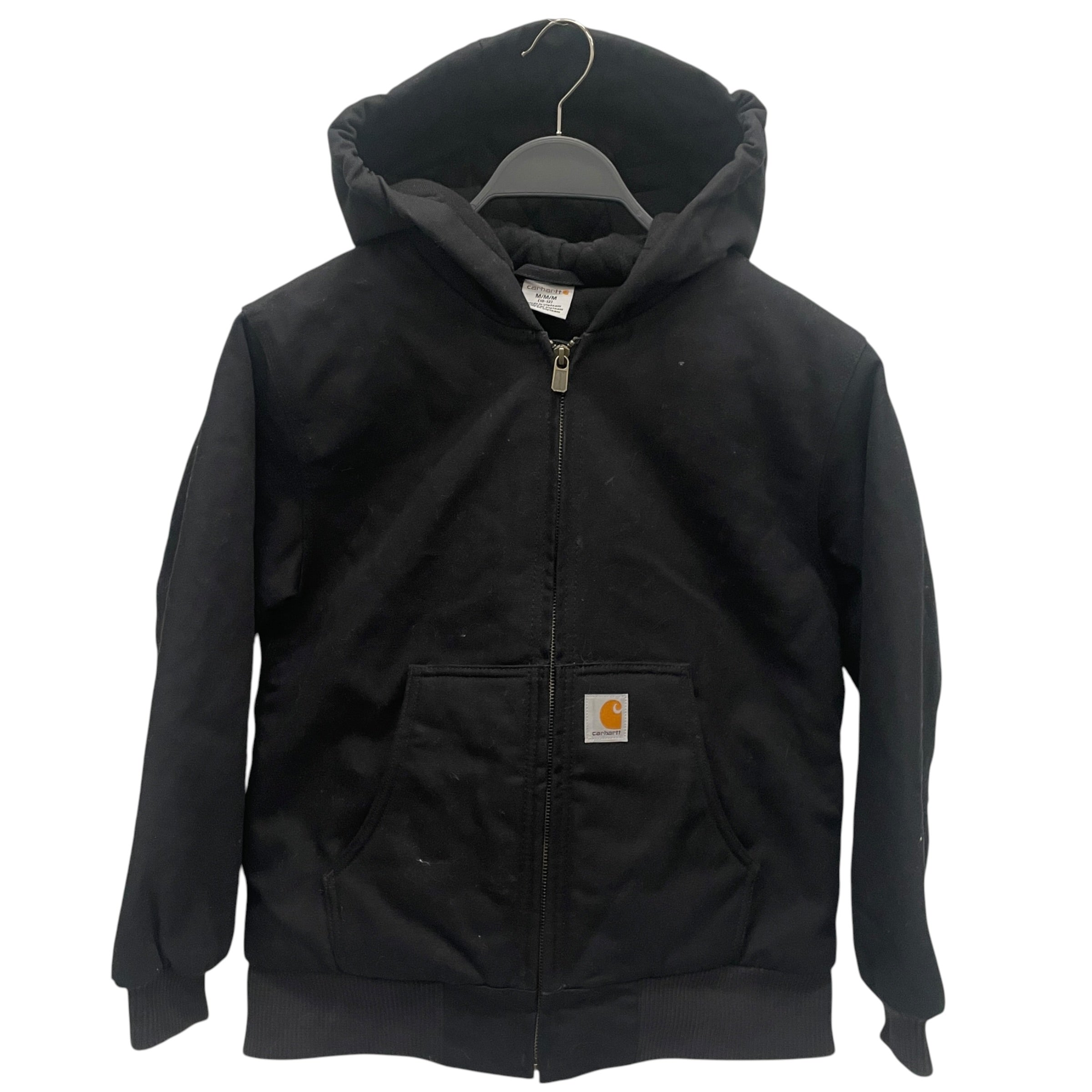 Carhartt/Jacket/M/Cotton/BLK/HOODED DETROIT / WORK JACKET view 1