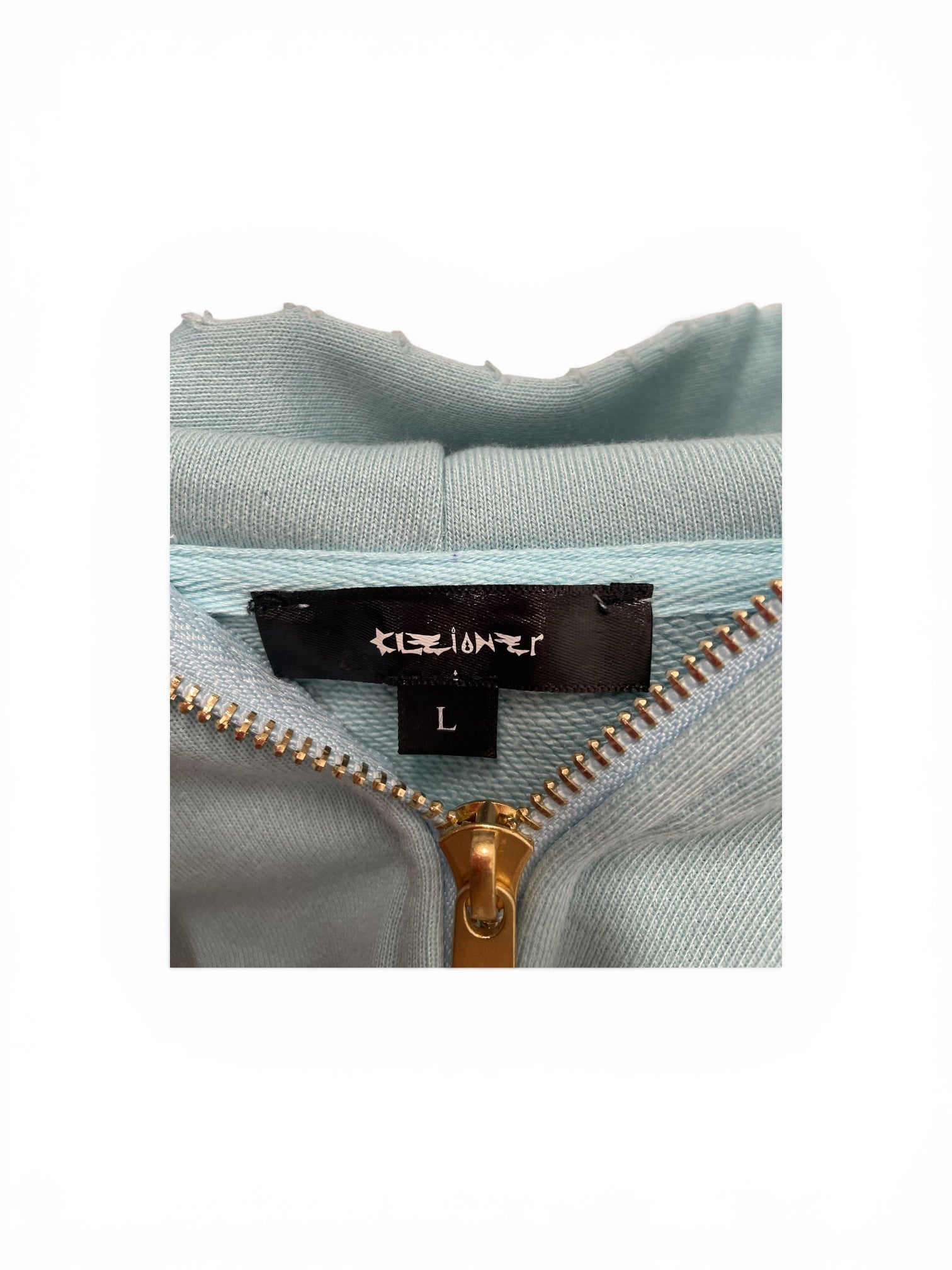 cleioner/Zip Up Hoodie/L/Cotton/BLU/Oversize/count your sheeps blue yllw st view 3