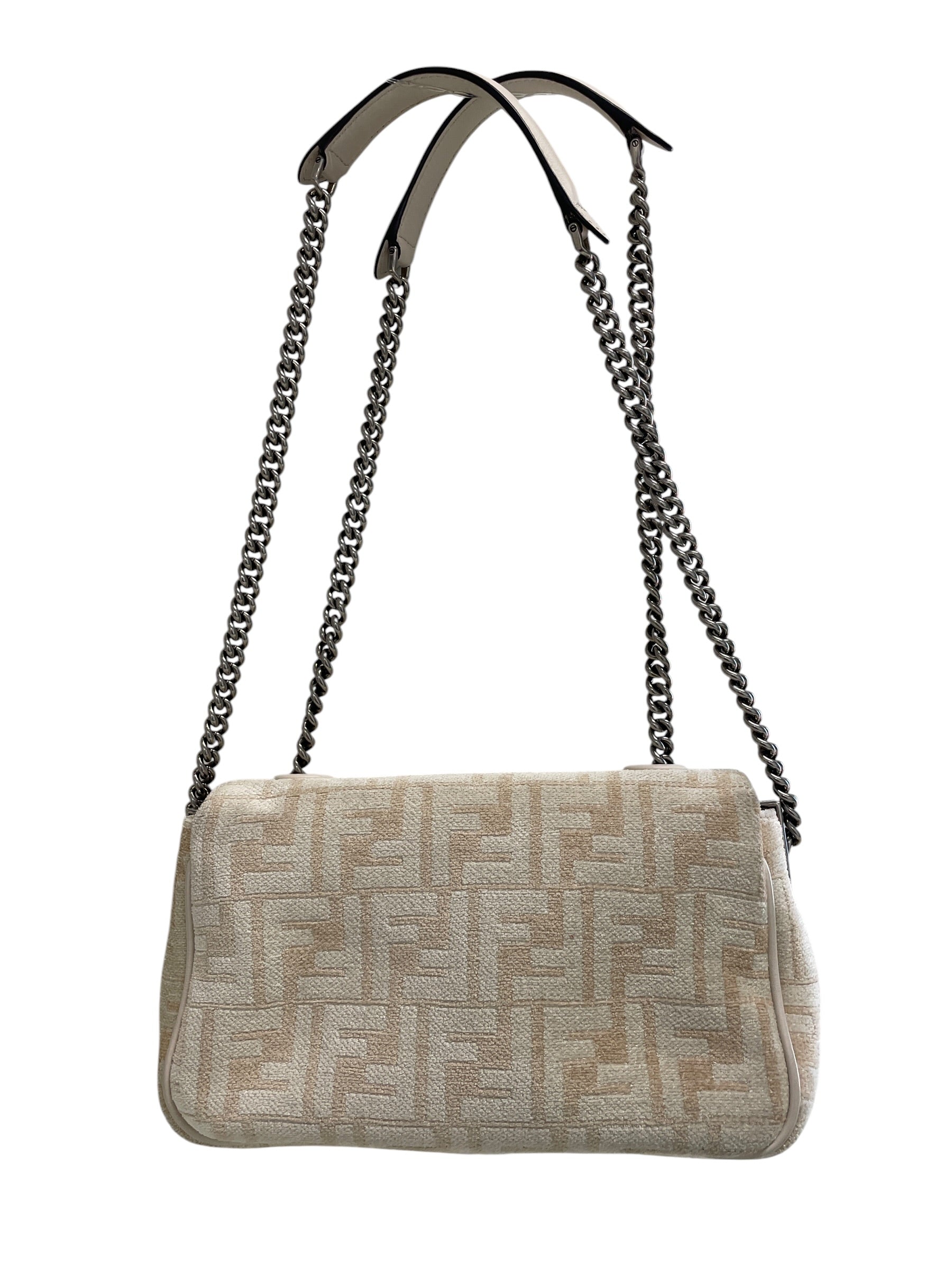 FENDI/Hand Bag/Monogram/Cotton/CRM/QMG4XYD/BAGUETTE HANDBAG view 2