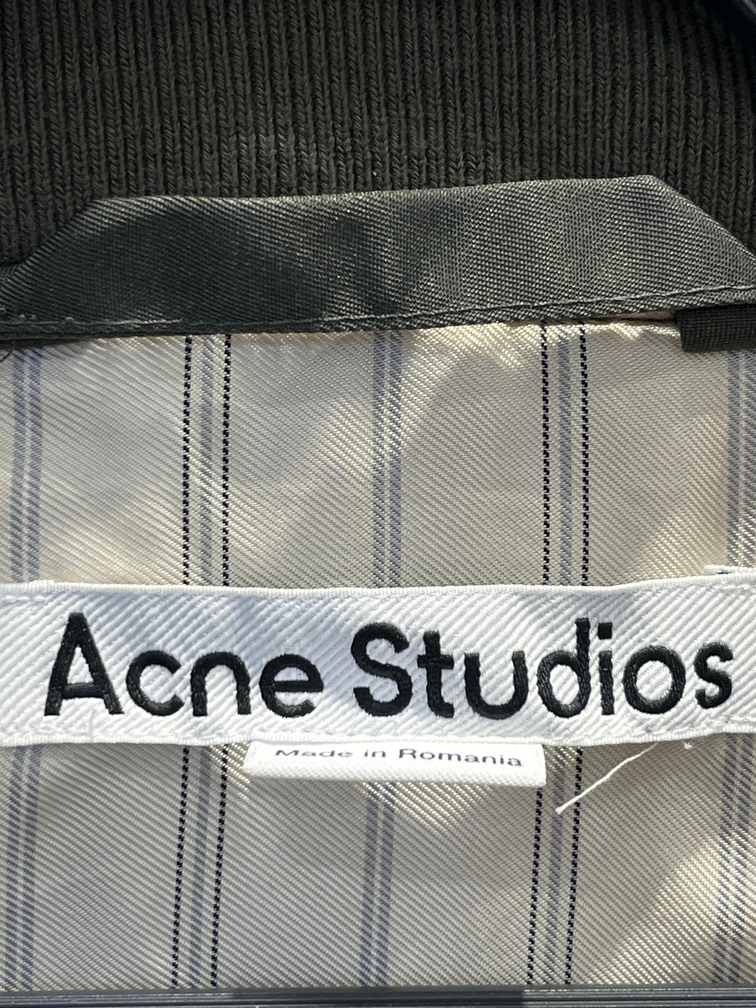 Acne Studios/Jacket/50/GRN/PLAID SLEEVE BOMBER JACKET view 4