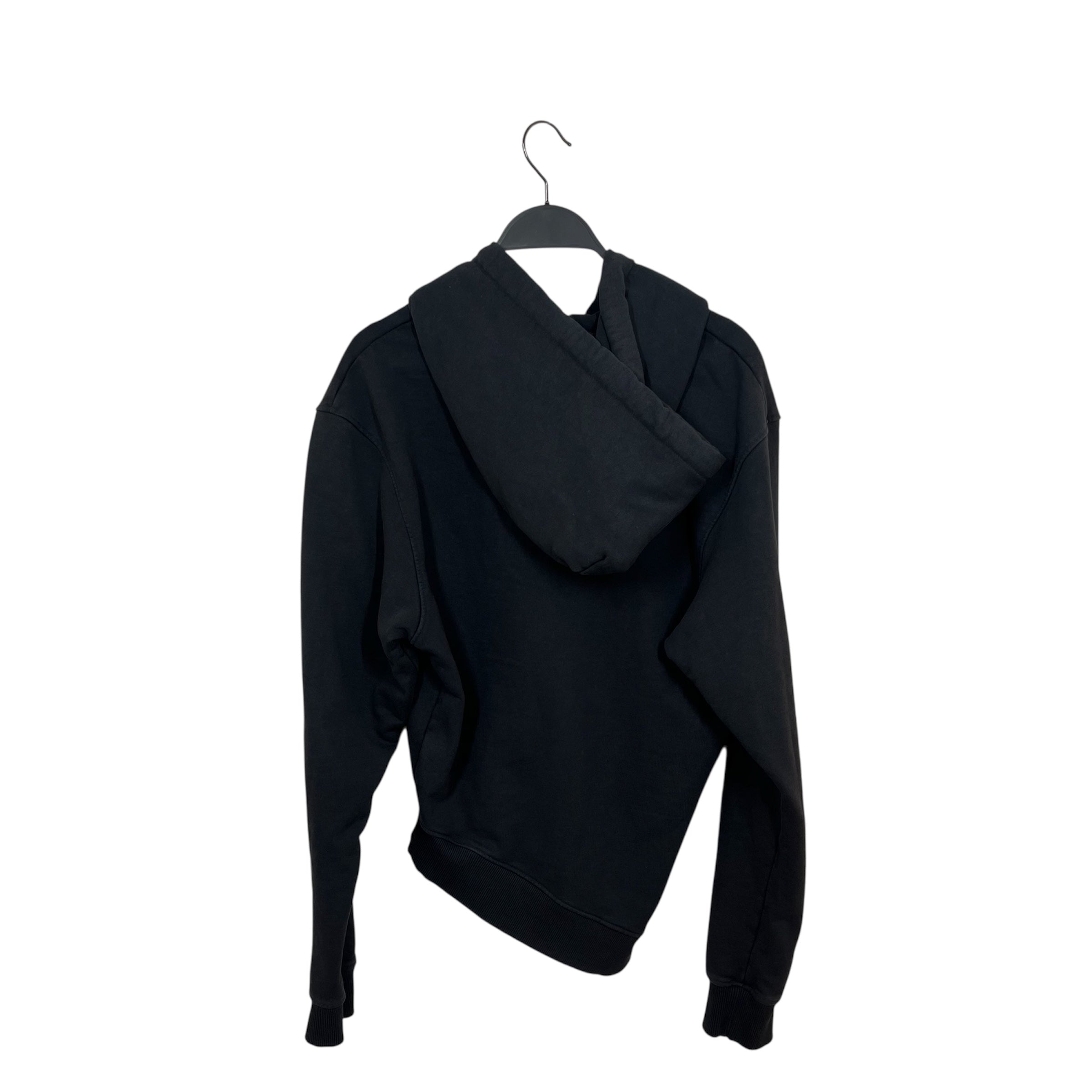 Vaquera/Zip Up Hoodie/XL/Cotton/BLK/twisted zipper view 2