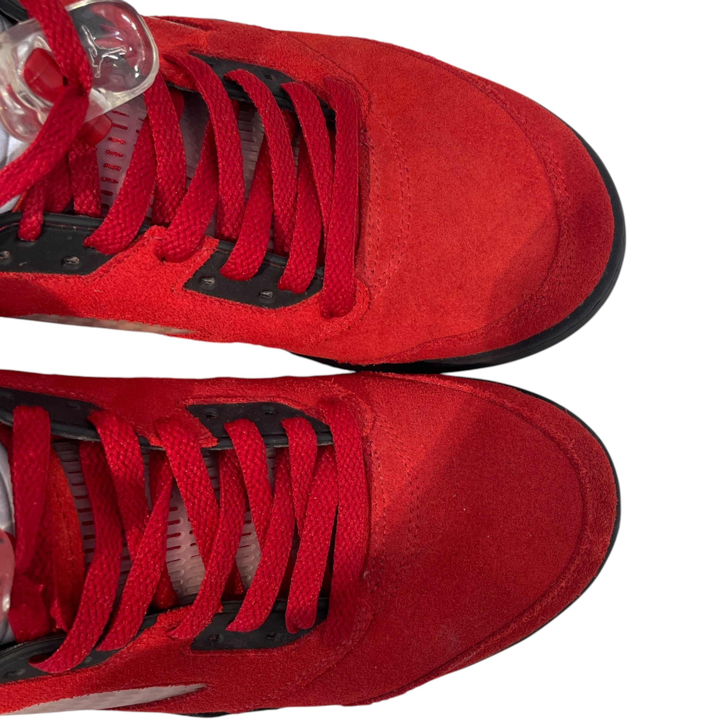 JORDAN BRAND/Hi-Sneakers/US 8.5/Suede/RED/Jordan 5 Raging Bull view 4