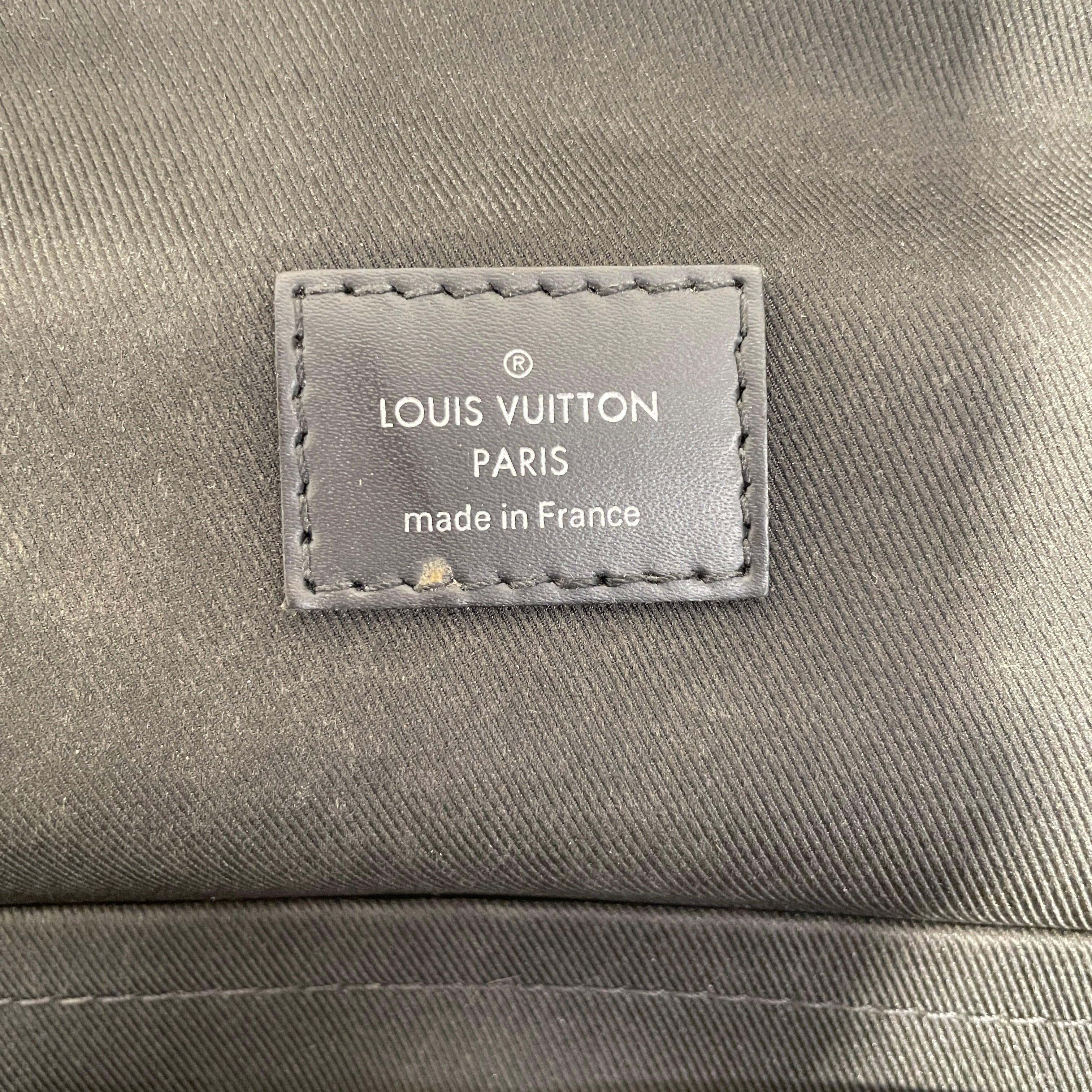 LOUIS VUITTON/Bag/All Over Print/Leather/BLK/Daimer Graphite Sling view 9
