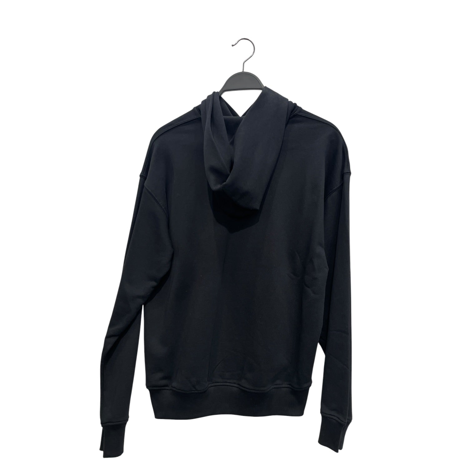 Helmut Lang/Hoodie/M/Cotton/BLK/EMBOSSED LOGO HOODIE view 2