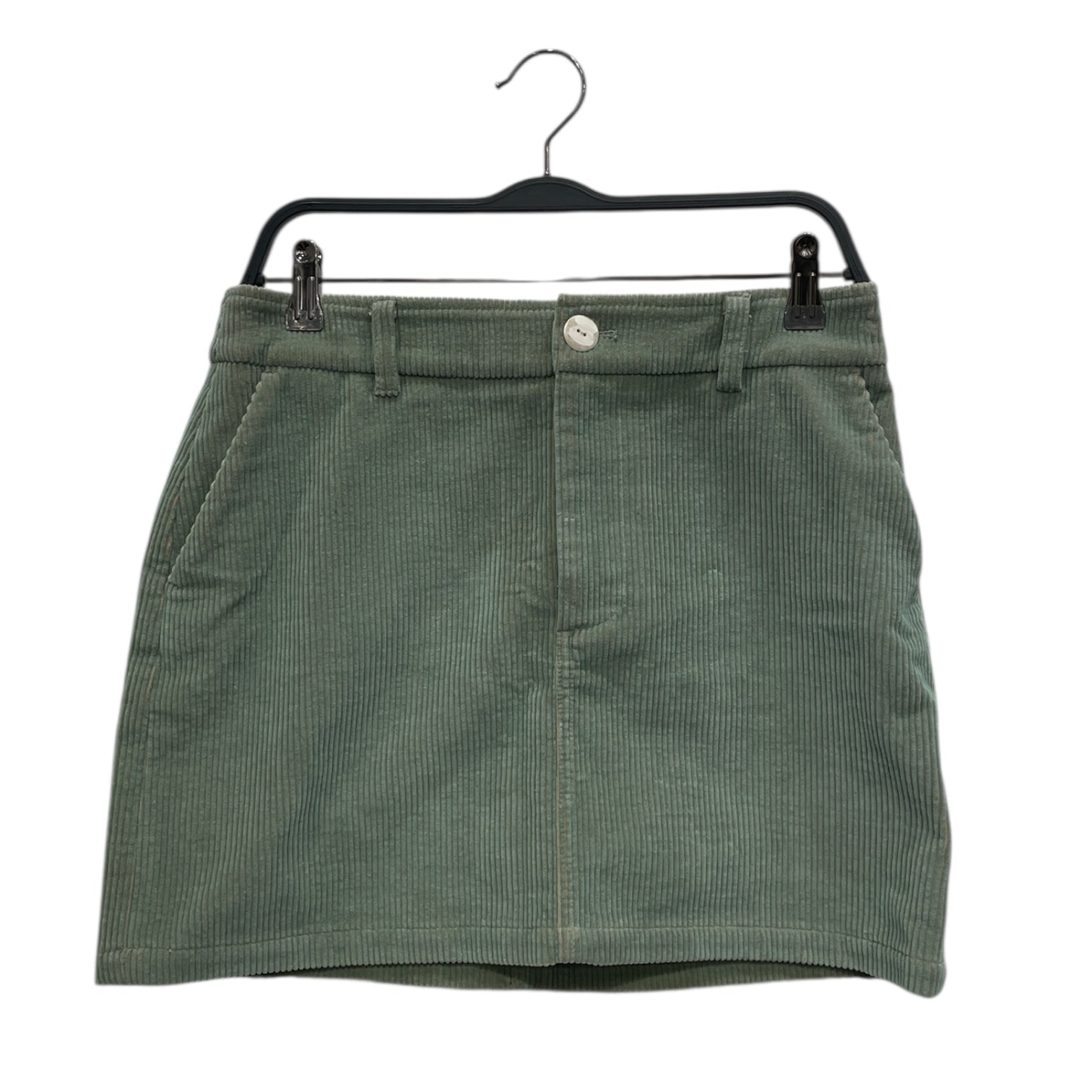 The Elder Statesman/Skirt/24/Corduroy/GRN/CORDUROY MINI SKIRT view 1