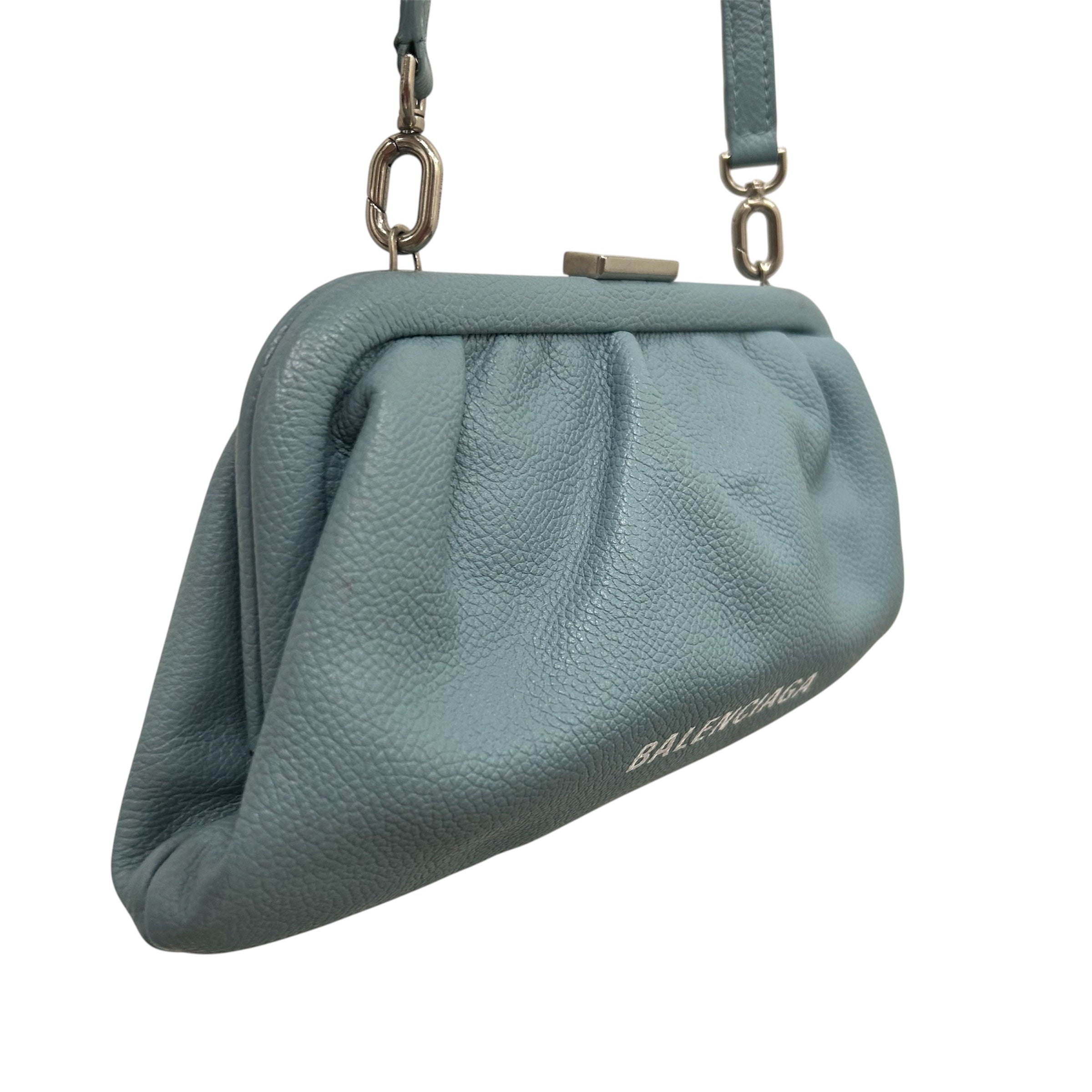 BALENCIAGA/Bag/Leather/BLU/Cloud Clutch XS view 5