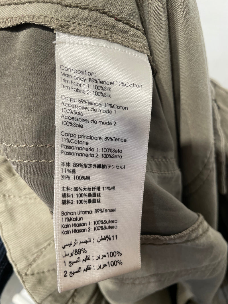 3.1 phillip lim/Pants/4/Polyester/KHK/FRONT ZIPPER BELT CARGO JOGGER
