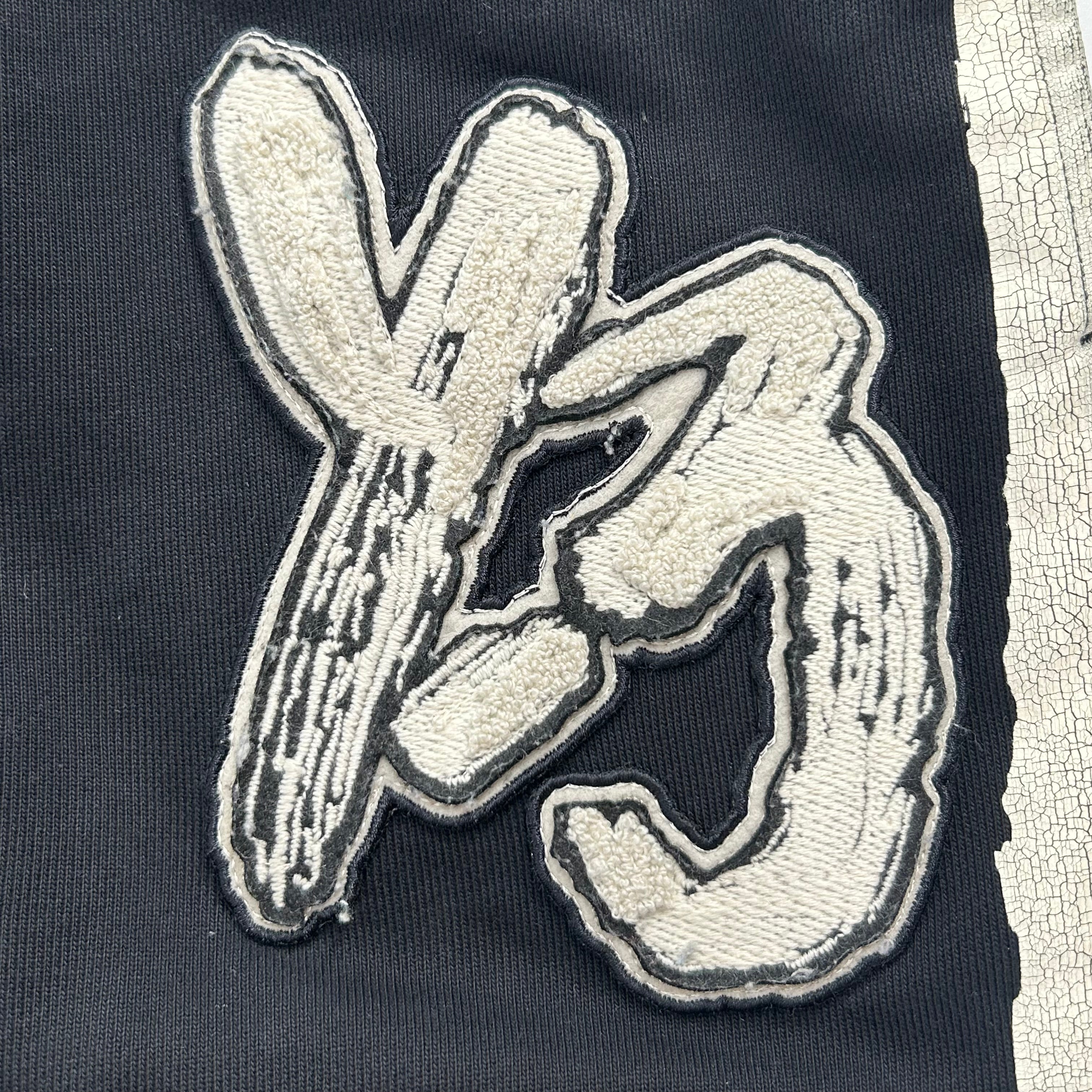 Y-3/Straight Pants/S/Cotton/BLK/EMBROIDERED SWEAT view 6
