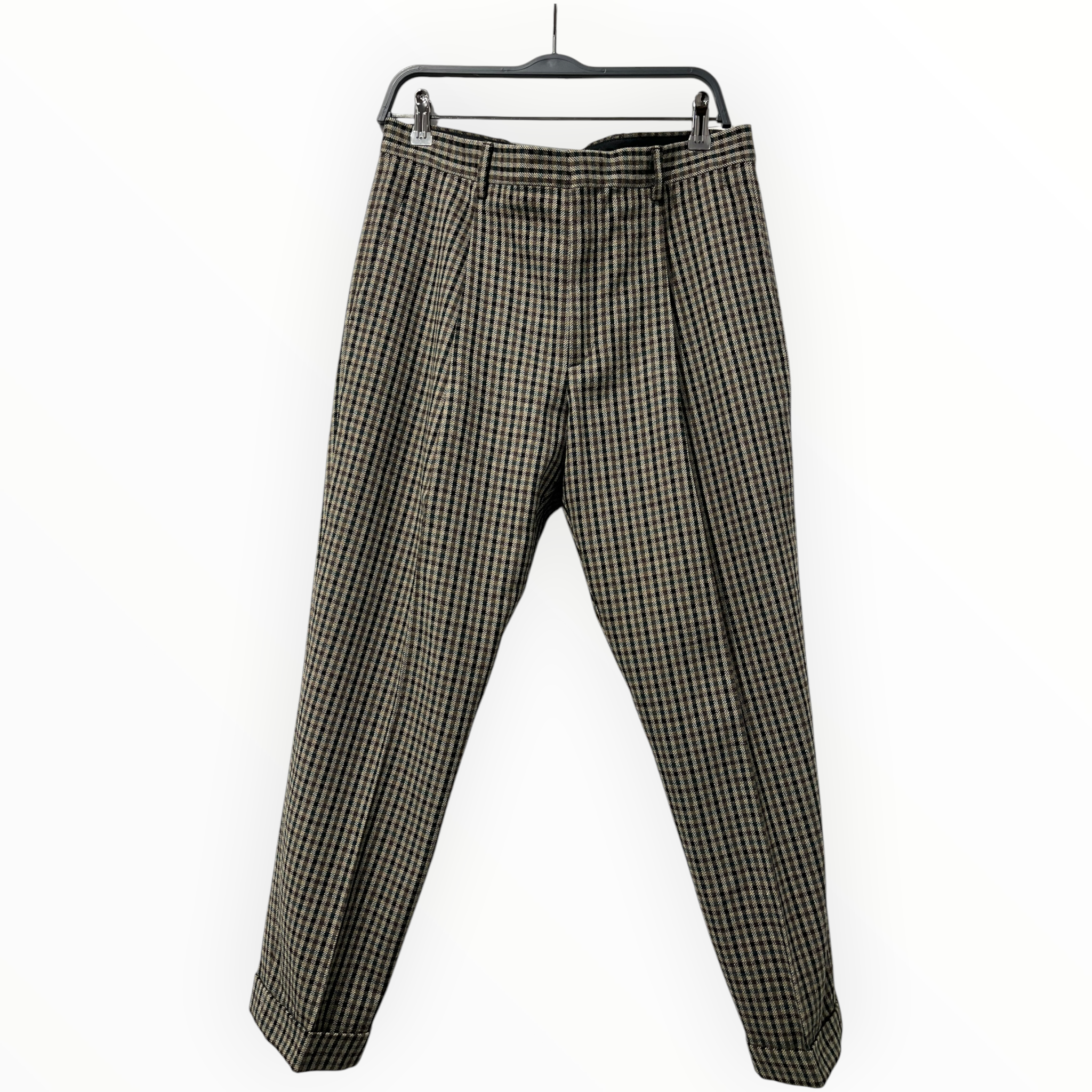 Acne Studios/T&B Set/46/Plaid/Wool/GRN/Single Breasted/48 PANTS PLEAT 46 BLAZER view 5