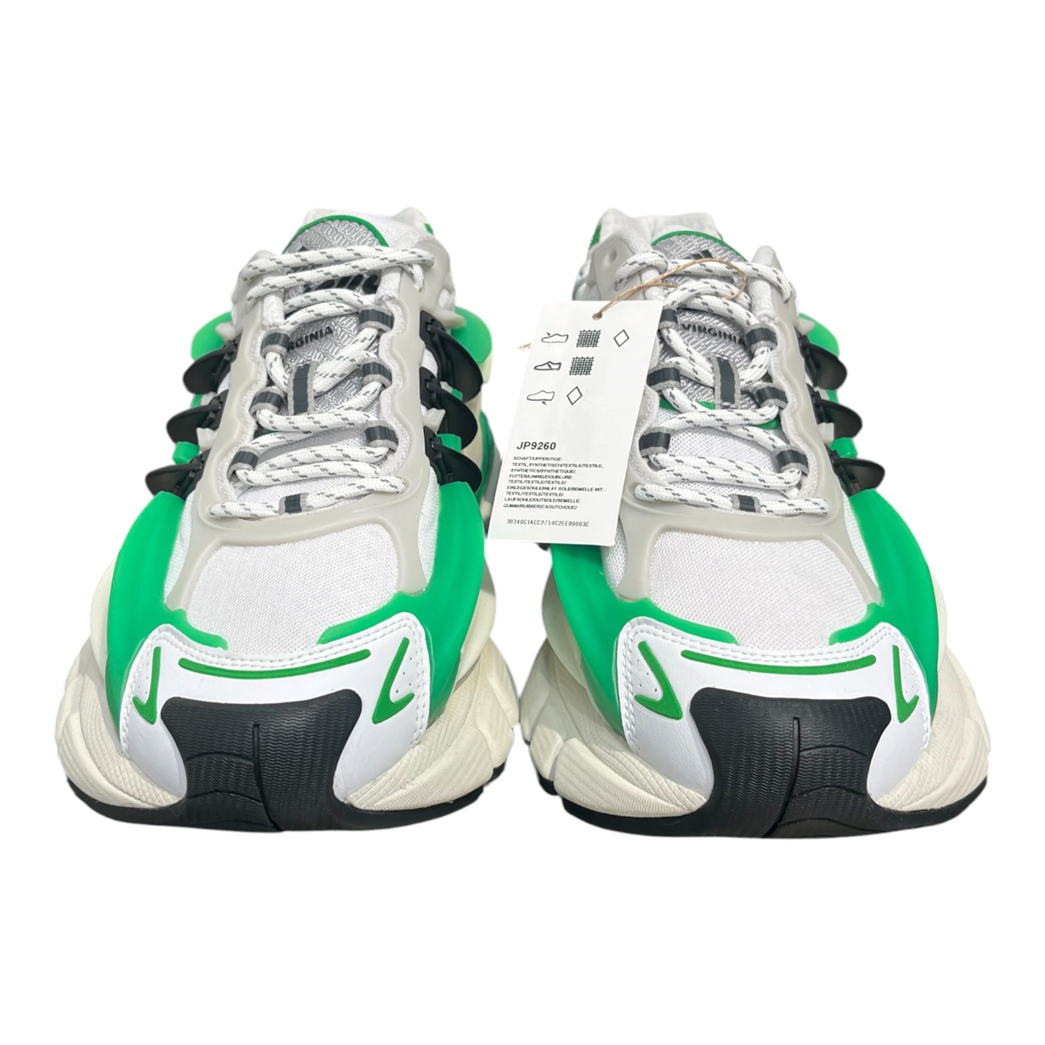 adidas/Hi-Sneakers/US 8.5/MLT/JELLYFISH GRN BLK 3 STRIPES view 2