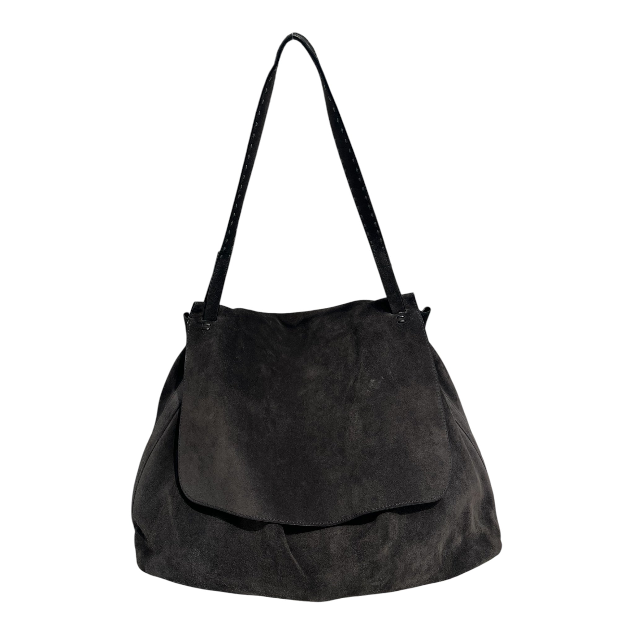 THE ROW/Bag/Suede/GRY/sidekick two silver hardwre view 1