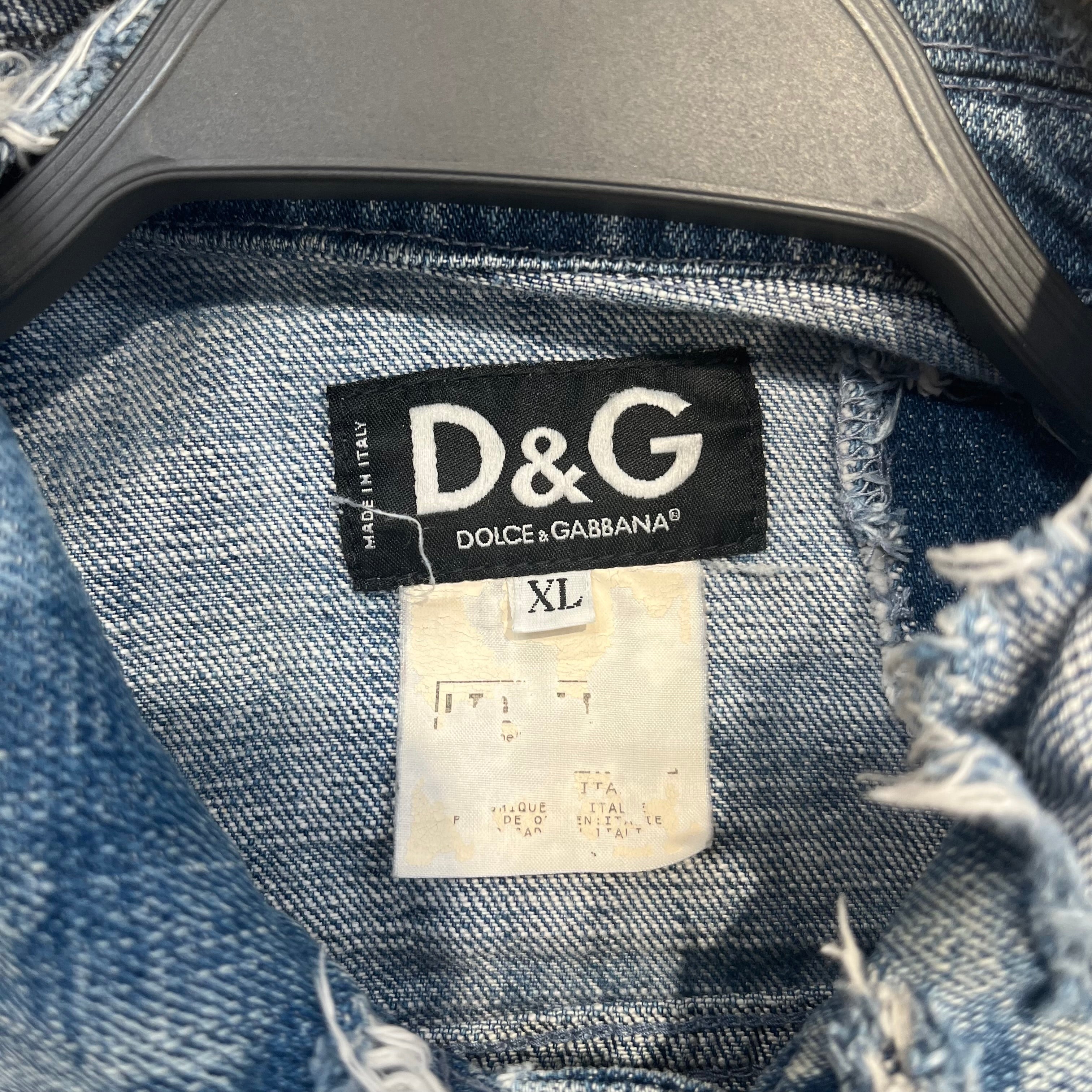 DOLCE&GABBANA/Denim Jkt/L/Cotton/NVY/ view 3