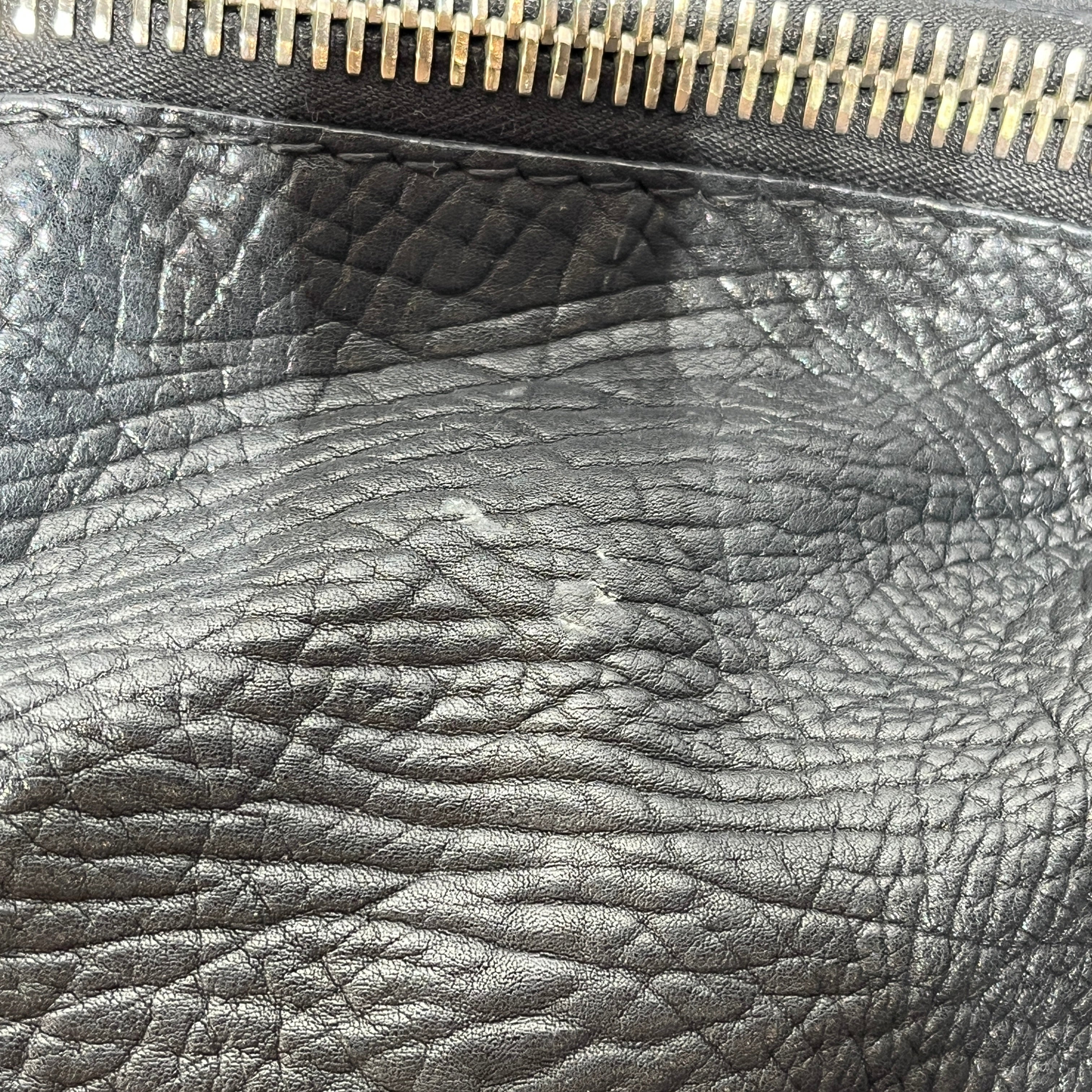 GUCCI/Tote Bag/Leather/BLK/bamboo tote view 7