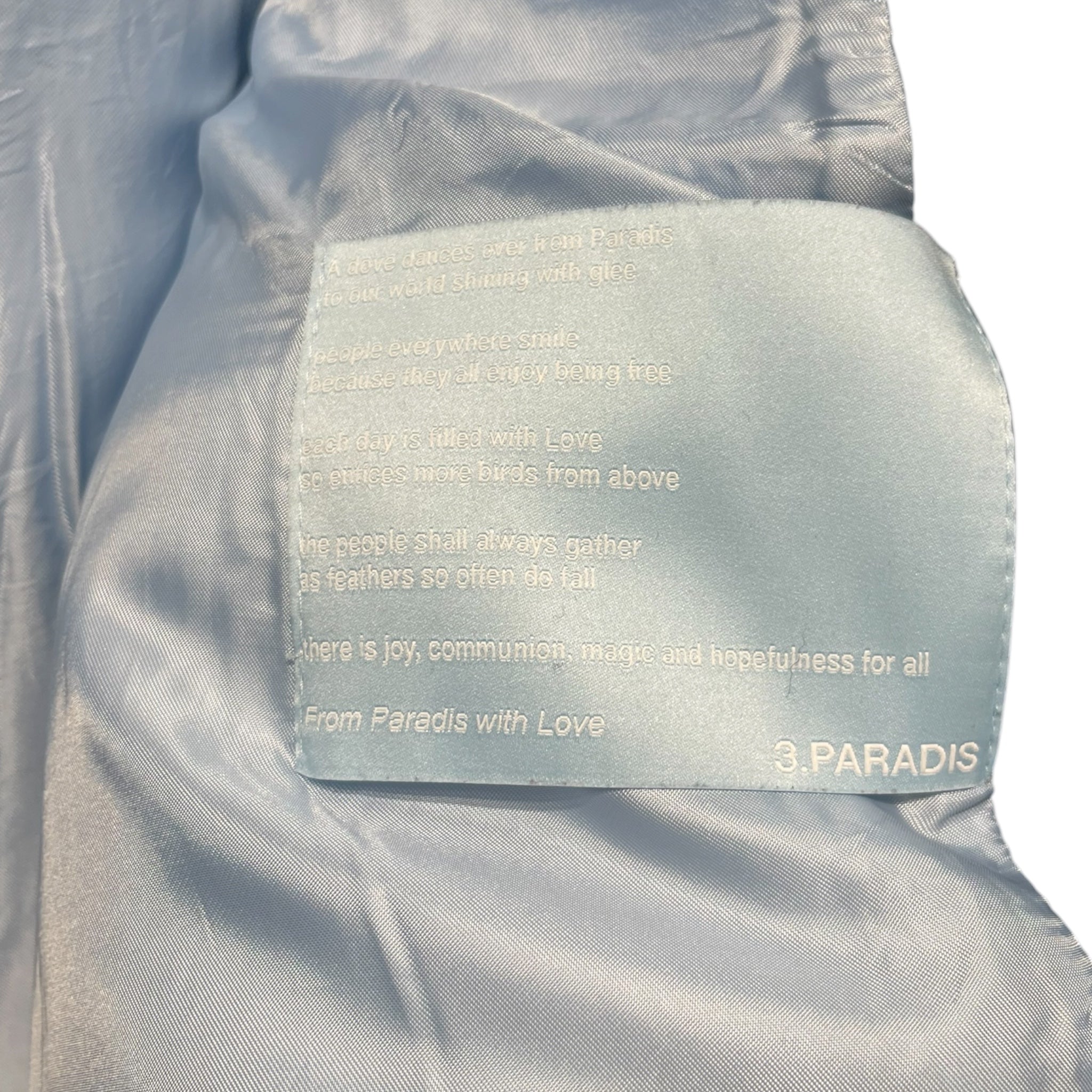 3.PARADIS/Jacket/XXL/Leather/BLK/PINK EMBROIDERY view 3