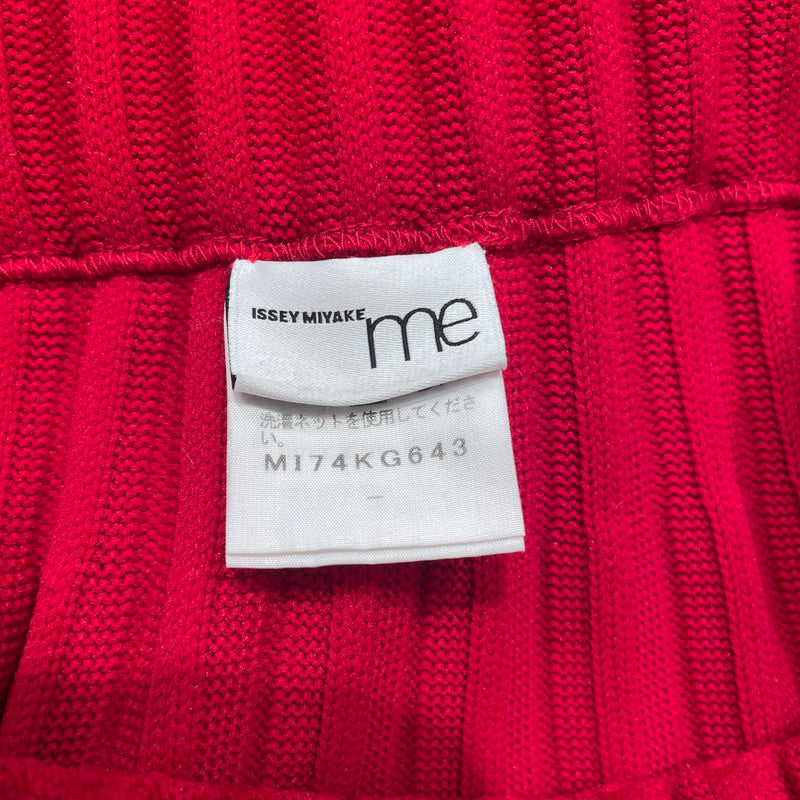 me ISSEY MIYAKE/Skirt/Cotton/RED/PLEAT