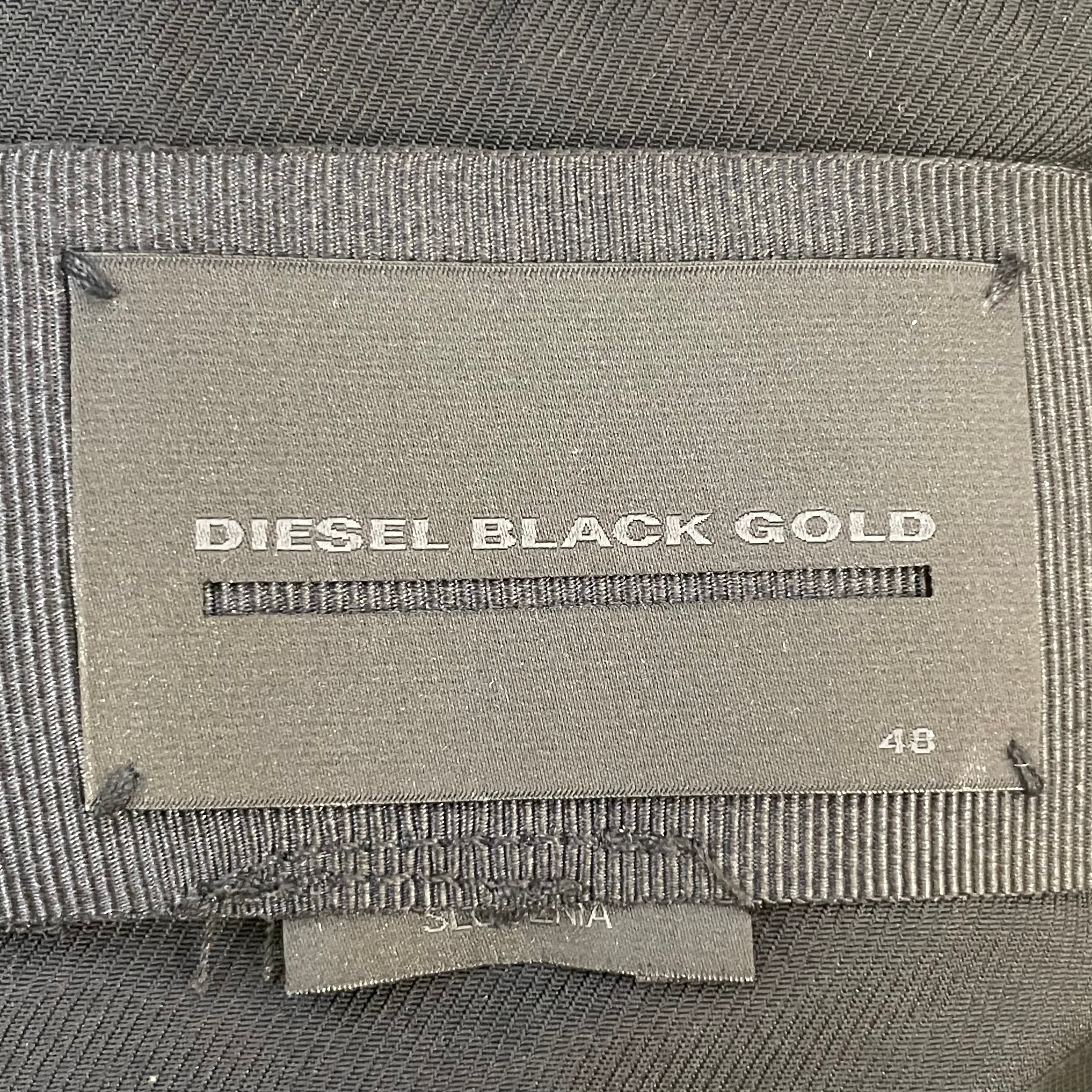 DIESEL BLACKGOLD/Jacket/48/Wool/CML/snaps w zippers view 5