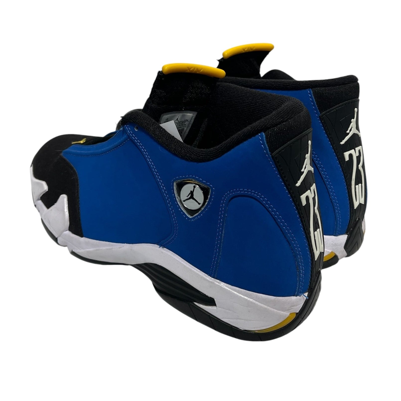 NIKE/Hi-Sneakers/US 10.5/Suede/BLU/Retro 14 "Laney" view 2
