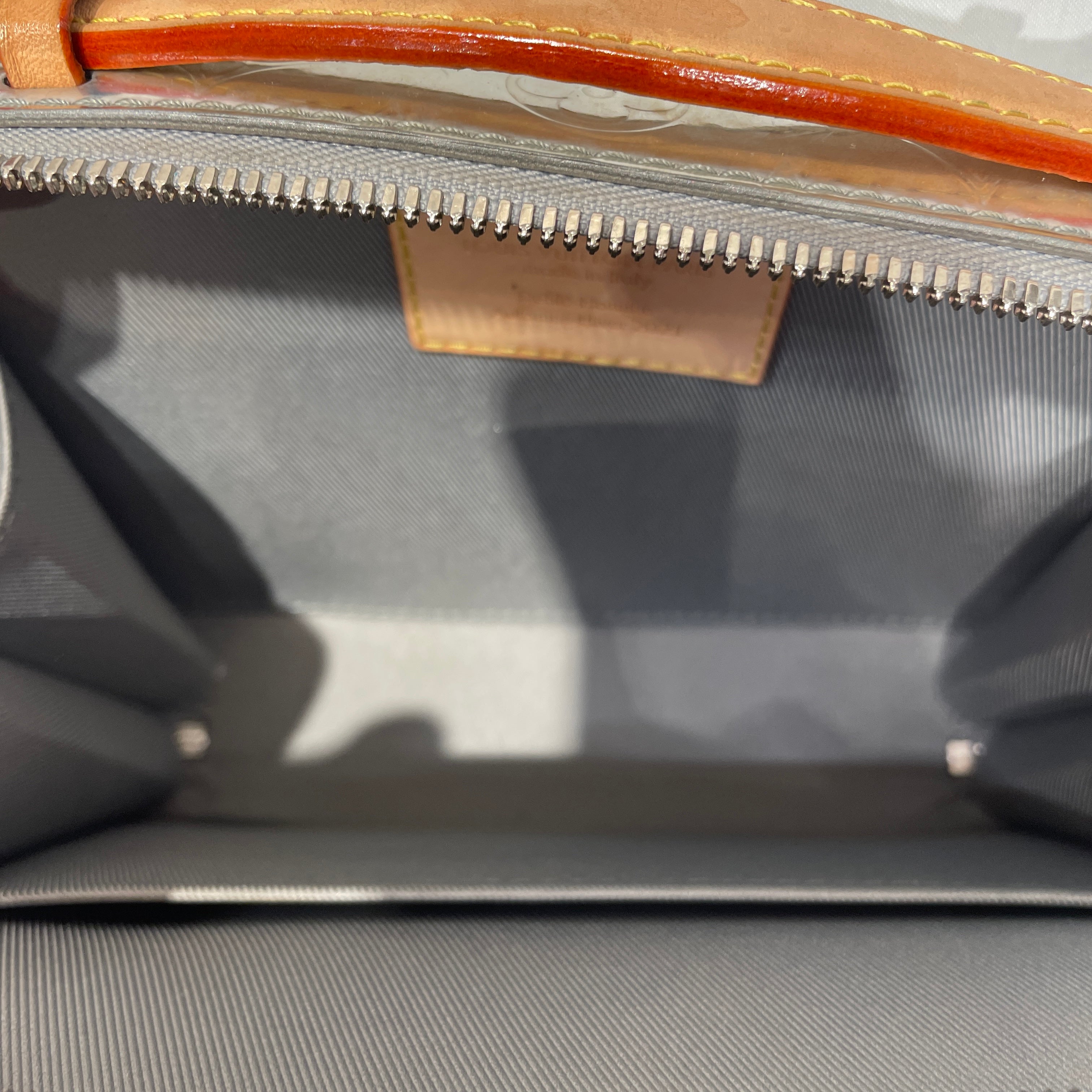 LOUIS VUITTON/Cross Body Bag/Monogram/Leather/SLV/MIRROR HANDLE SOFT TRUNK view 3