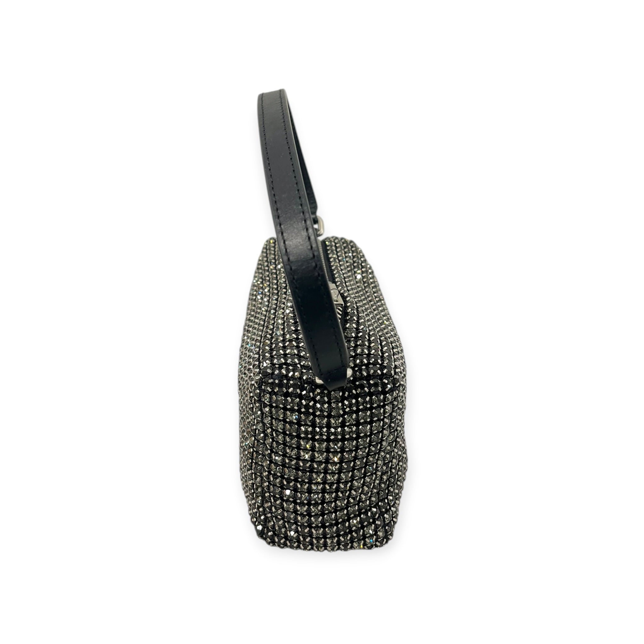 Alexander Wang/Hand Bag/Glitter/Polyester/BLK/CRYSTAL MESH HEIRESS POUCH view 3