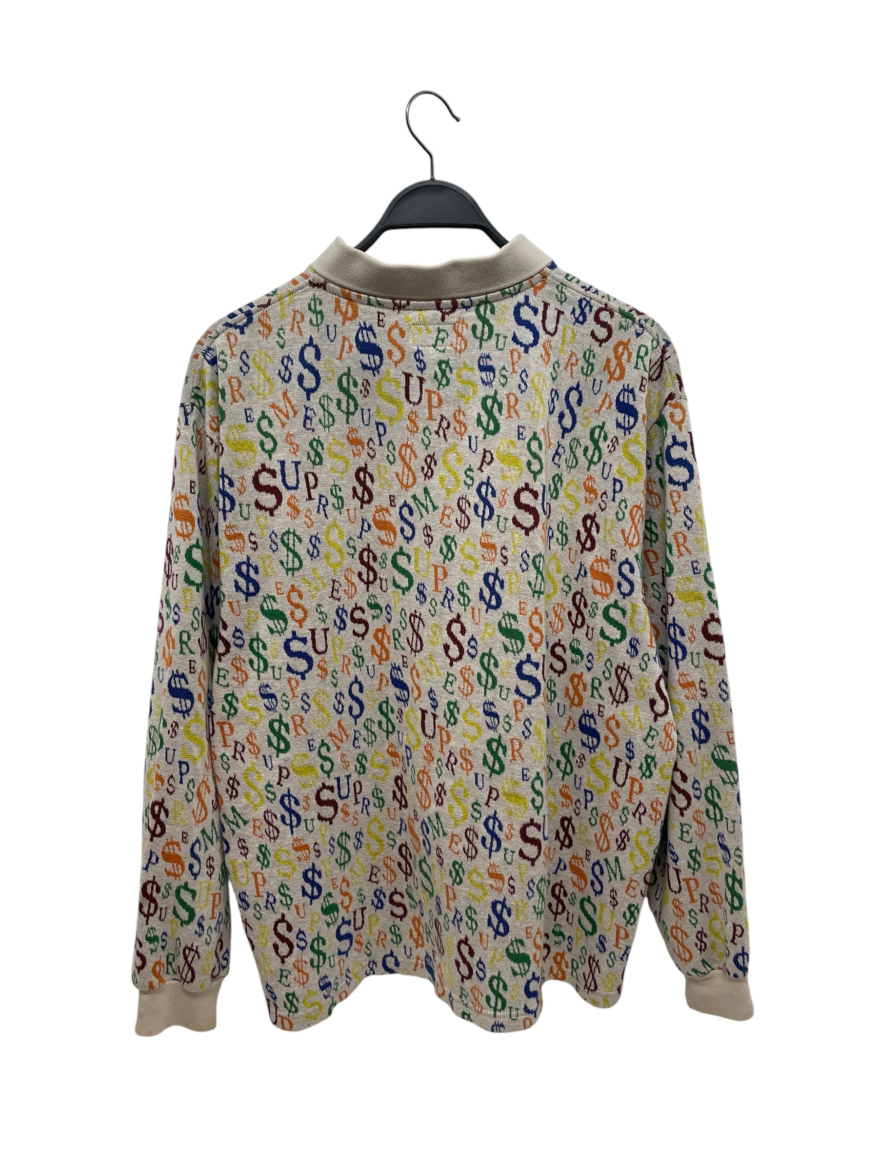 Supreme/LS T-Shirt/L/Cotton/MLT/All Over Print/MULTI COLOR DOLLAR SYMBOLS view 4