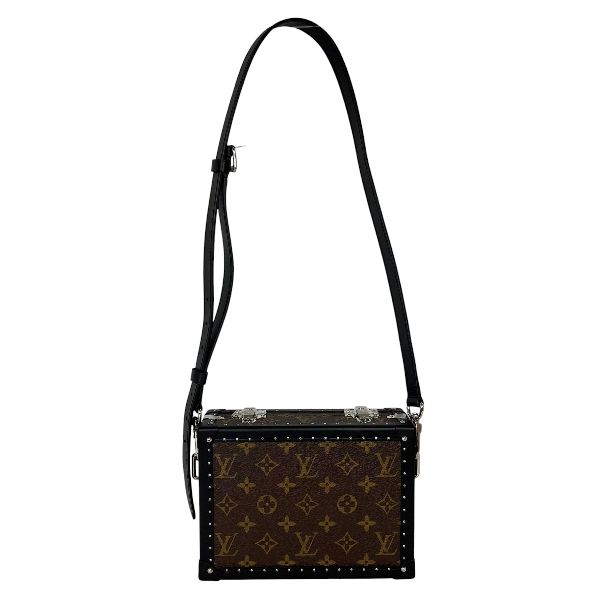 LOUIS VUITTON/Bag/Monogram/Leather/BRW/Clutch Box Bag view 2