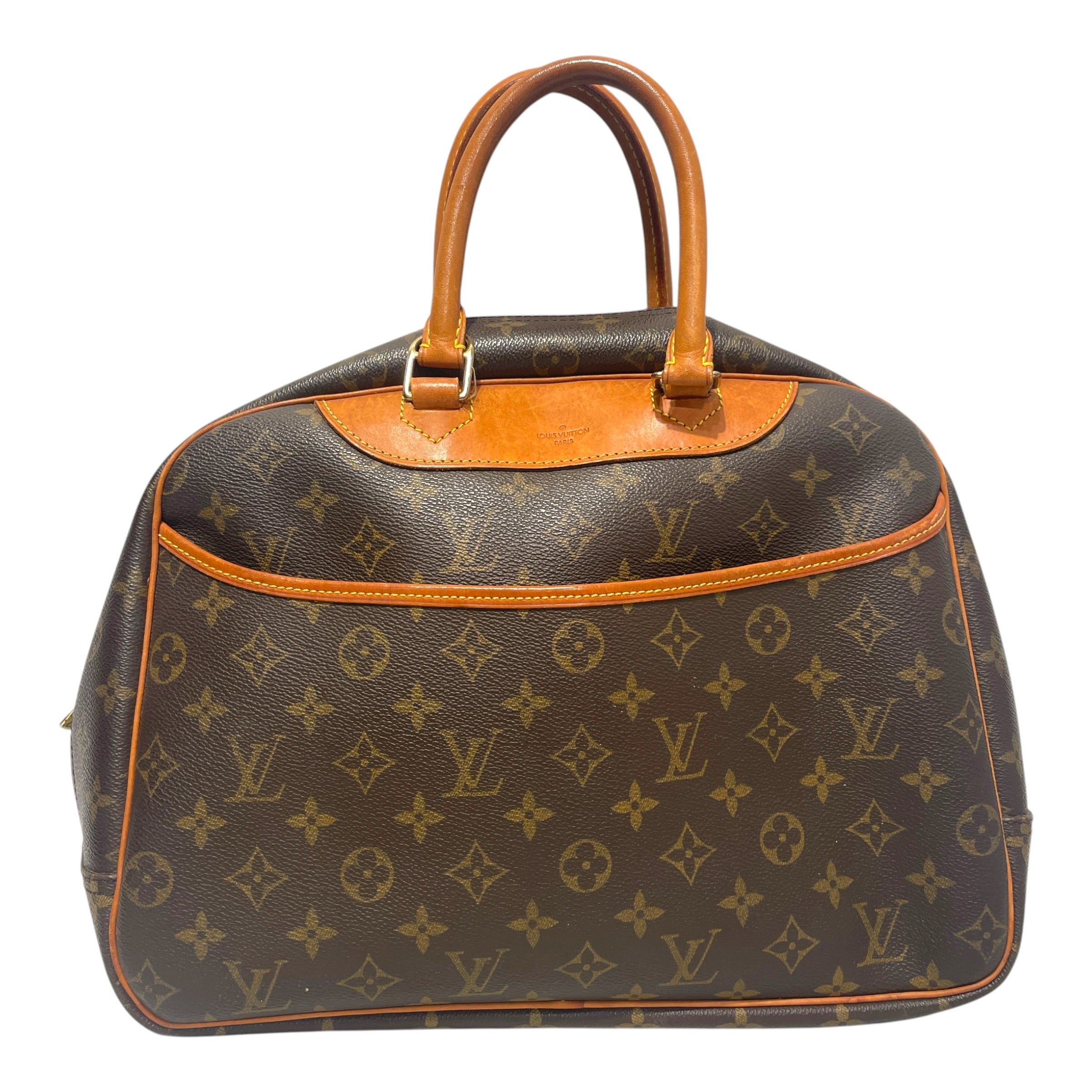 LOUIS VUITTON/Hand Bag/Monogram/Leather/BRW/Monogram Deaville HandBag view 1