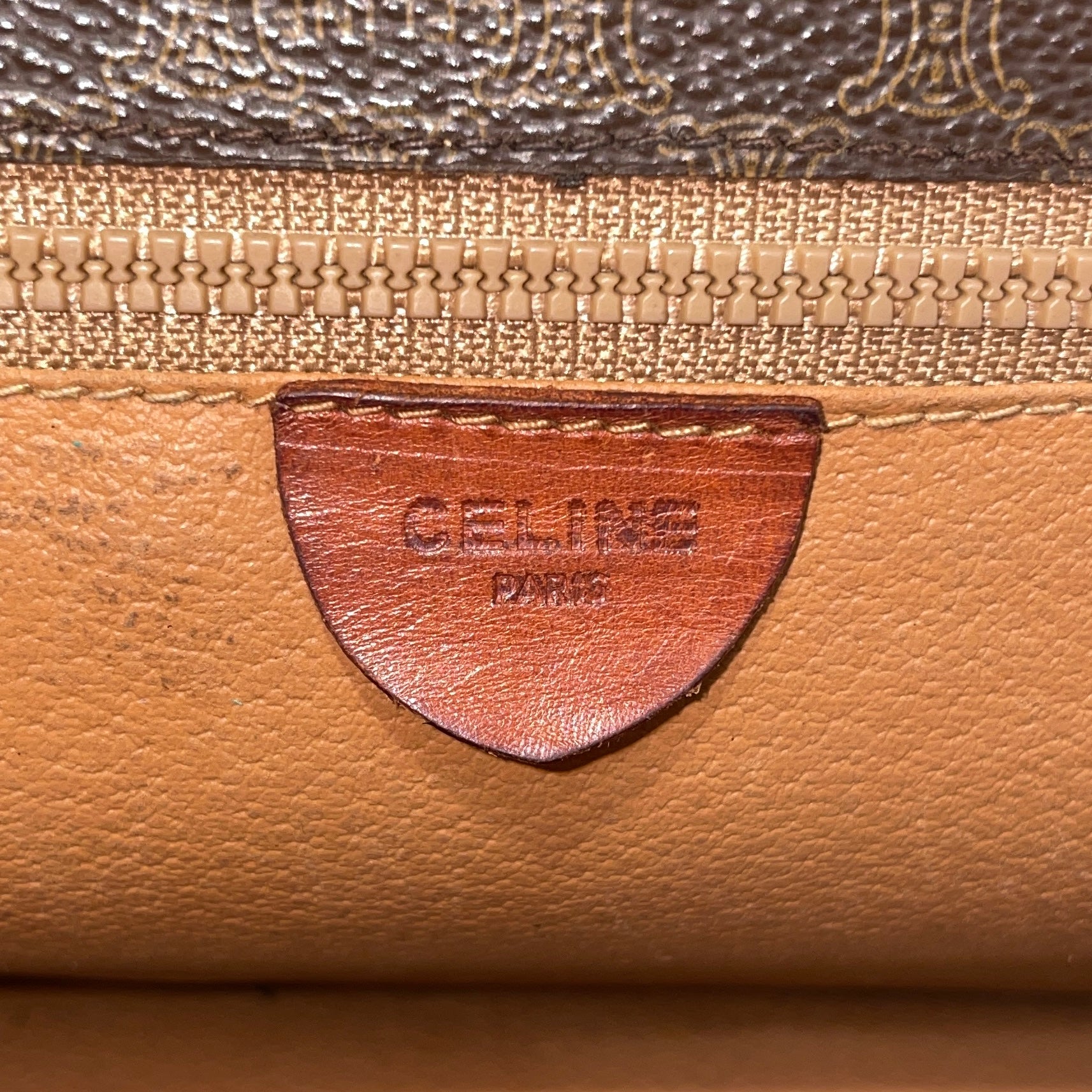 CELINE/Clutch Bag/Monogram/Leather/BRW/Macadam Vintage view 6