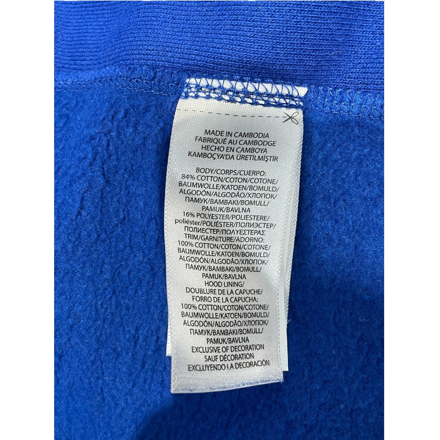 POLO RALPH LAUREN/Hoodie/XL/Cotton/BLU/ORANGE PONY view 4