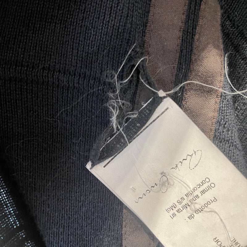 Rick Owens/Cardigan/M/Cotton/NVY/