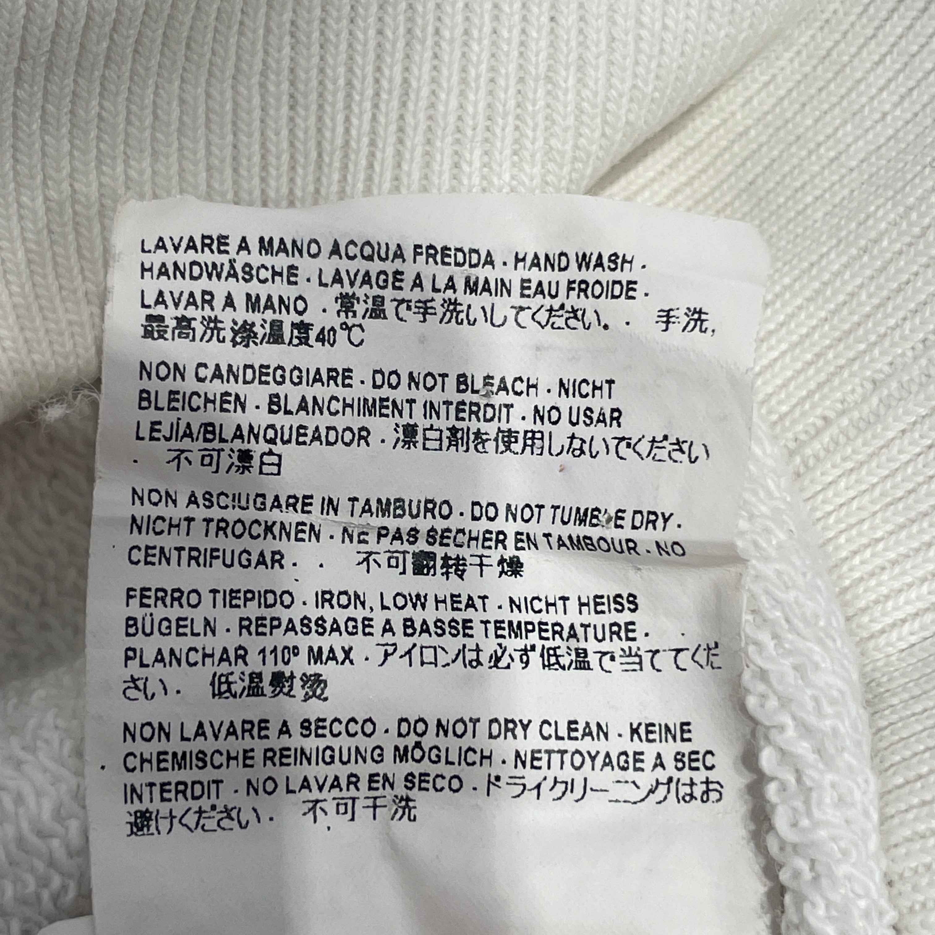 BALENCIAGA/Hoodie/S/Cotton/WHT/Oversize/ view 3