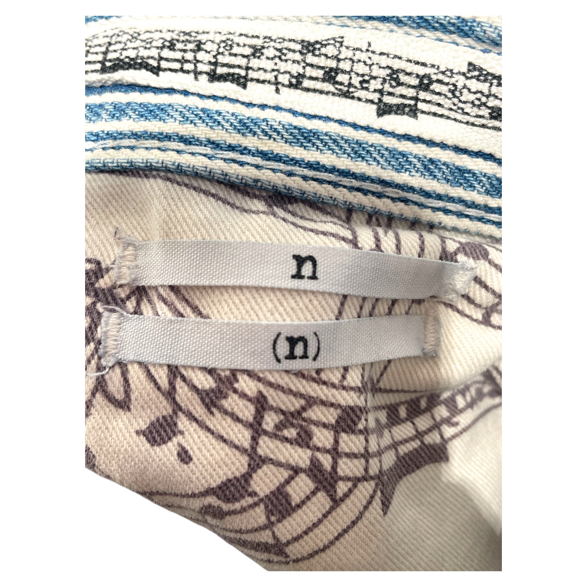 NUMBER (N)INE/Skinny Pants/3/Cotton/BLU/Stripe/SS08 Hickory Denim view 3