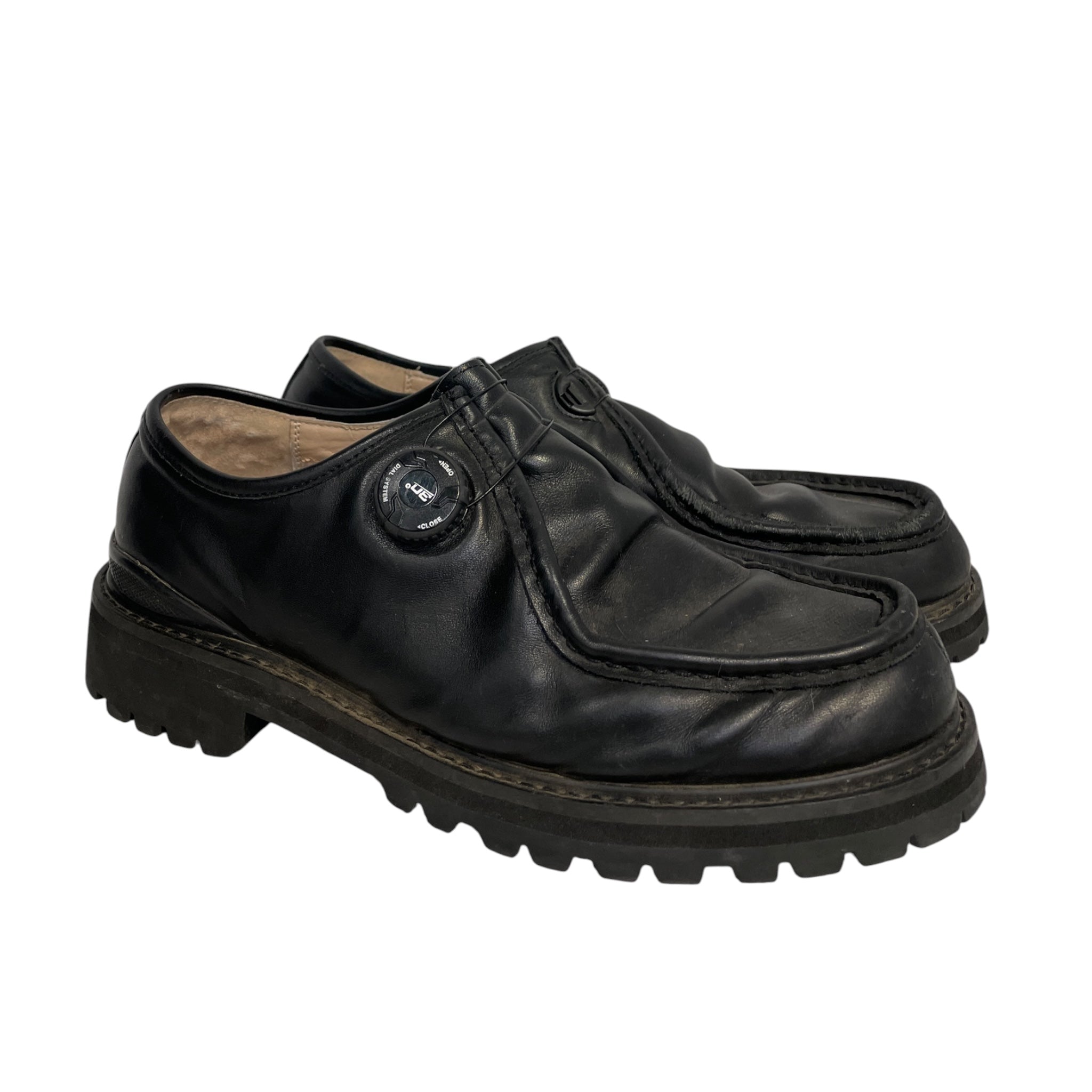 NOBRAND/Loafers/US 11/Leather/BLK/VIBRAM BOTTOM DIAL STRAP view 1