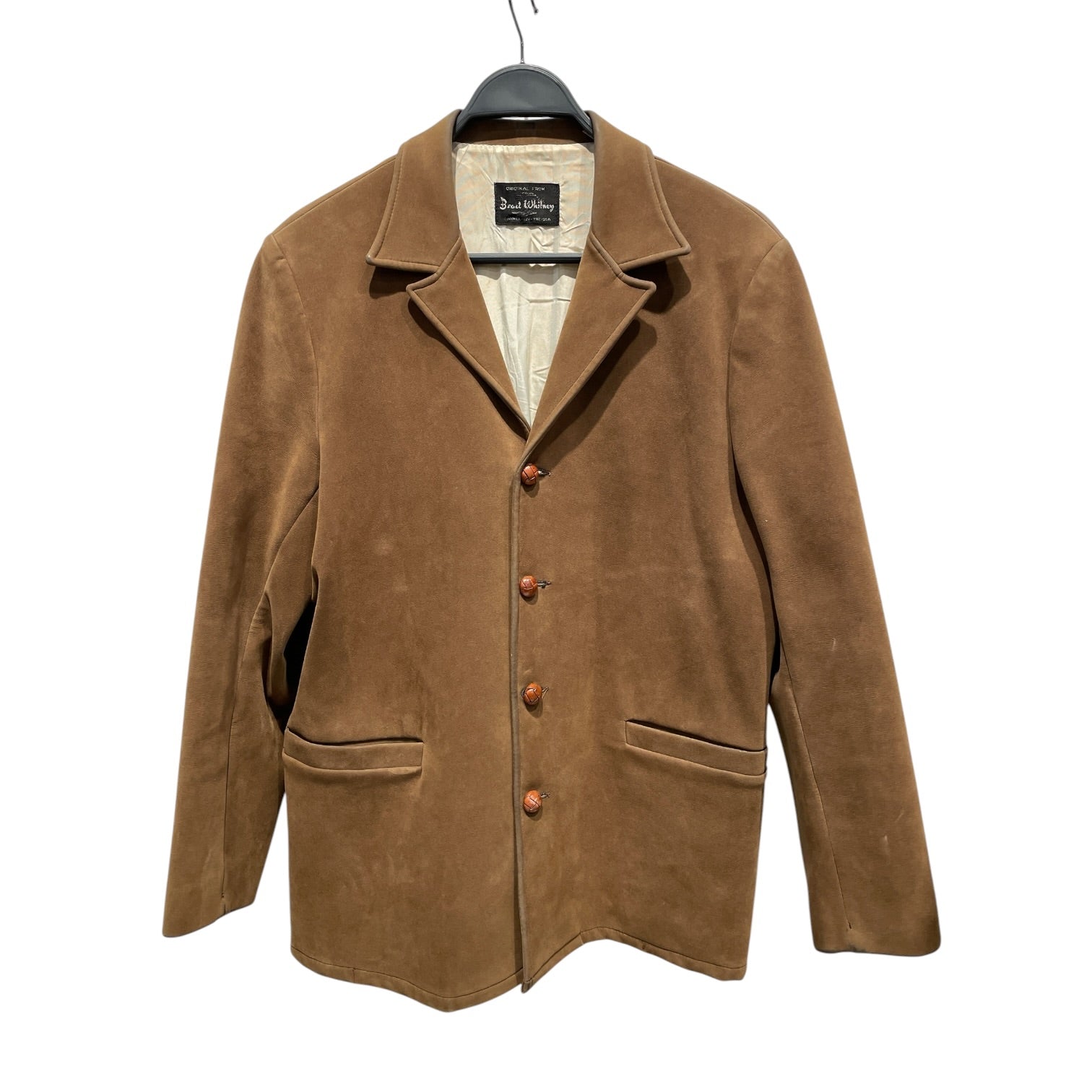 BRAD WHILNEY/Vintage/Tailored Jkt/Suede/CML/NAPOLI SUEDE view 1