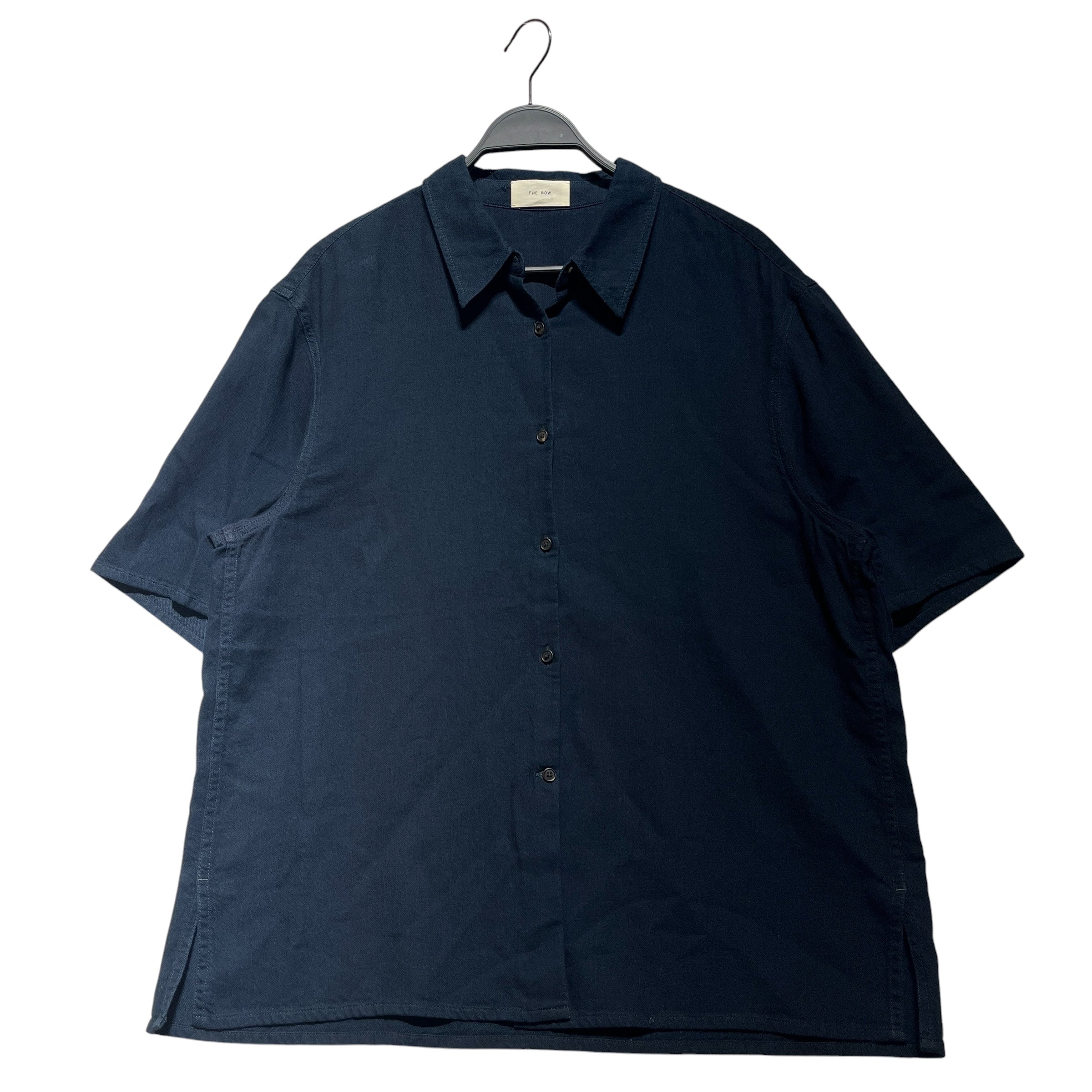 THE ROW/SS Shirt/L/Cotton/NVY/ view 1