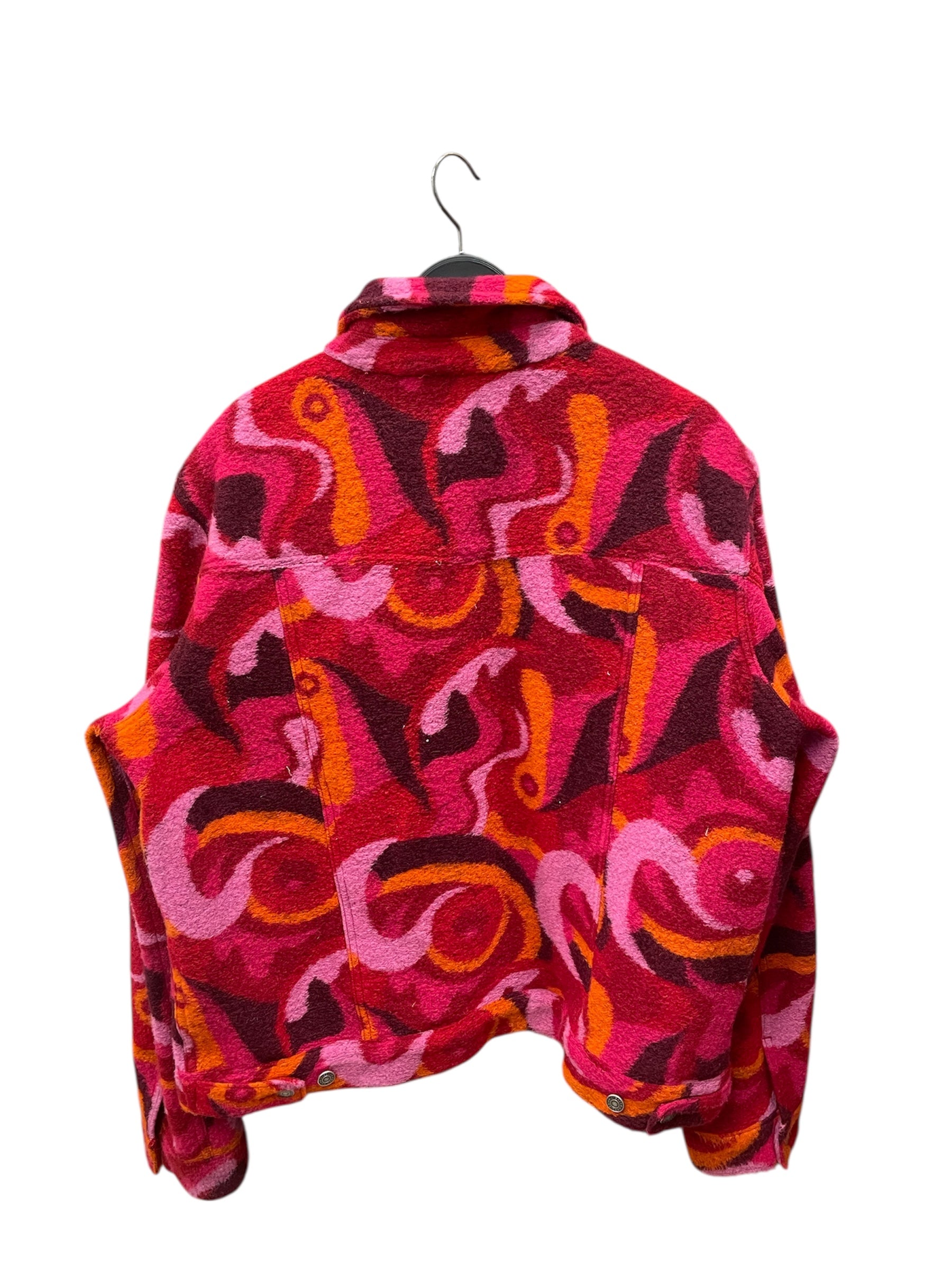 COUT DE LA LIBERTE/Jacket/XL/Wool/PNK/MARBLED RED AND PURPLE view 2