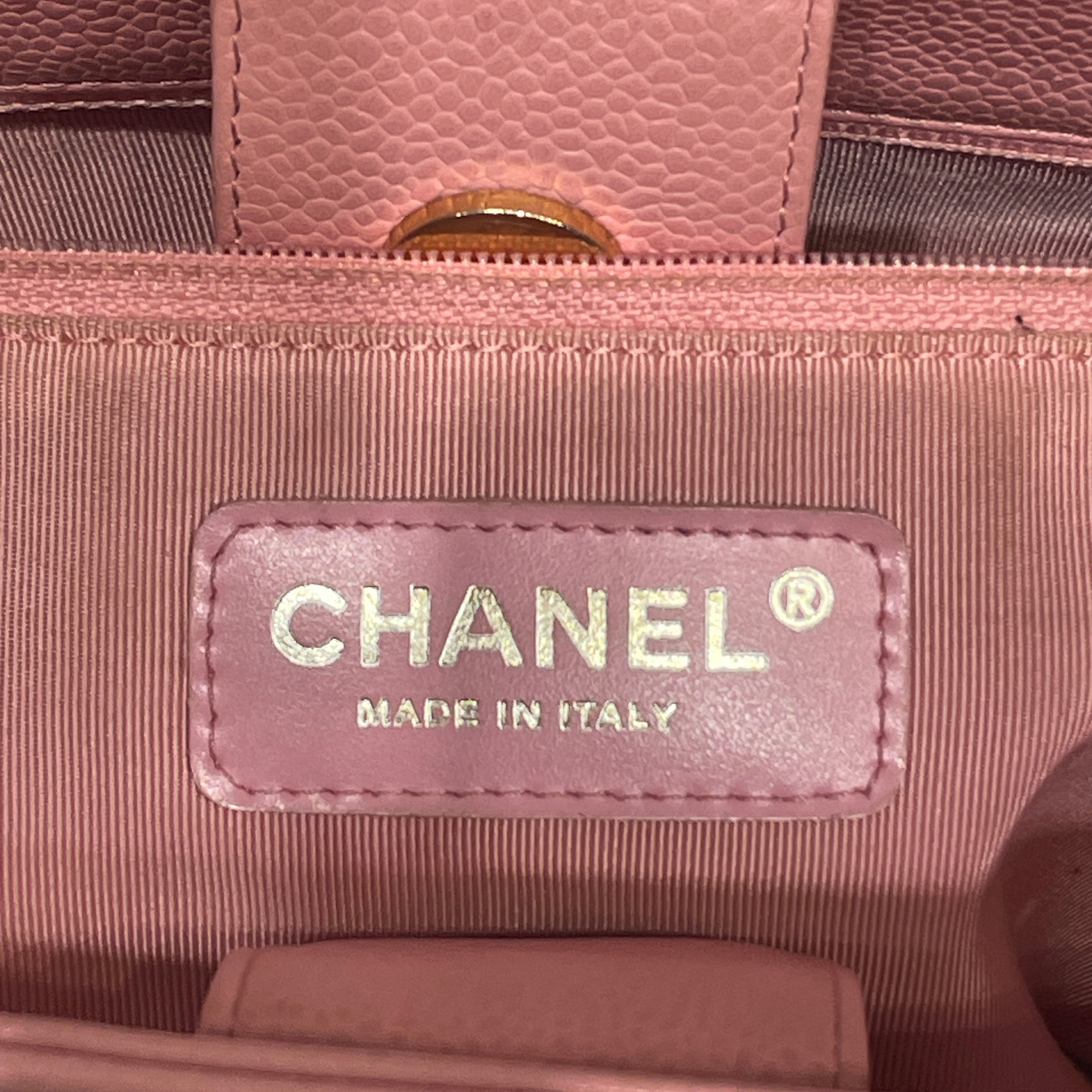 CHANEL/Tote Bag/Leather/PNK/Petite Quilted Tote view 7