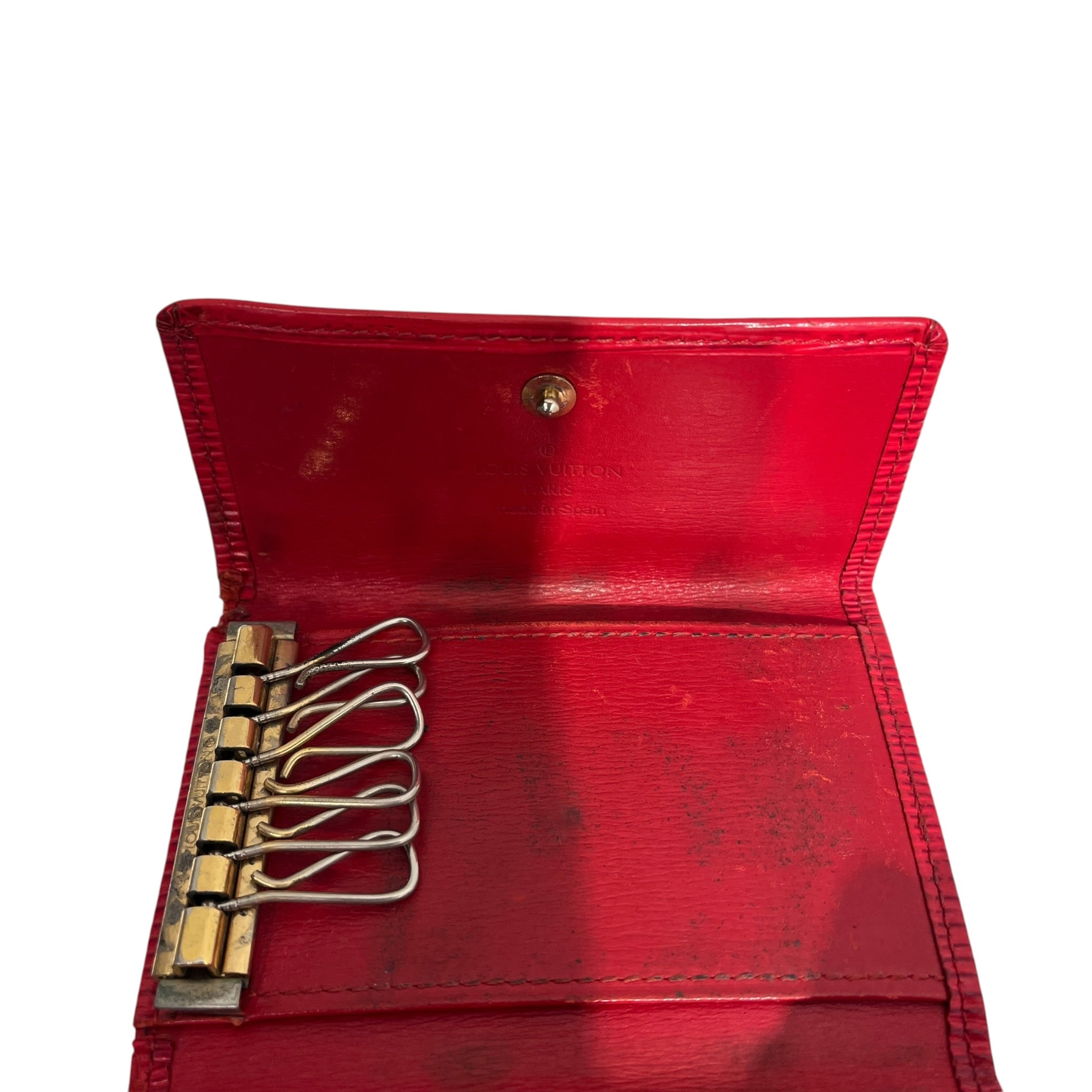 LOUIS VUITTON/Leather/RED/L's/RED EPI LEATHER KEY HOLDER view 5